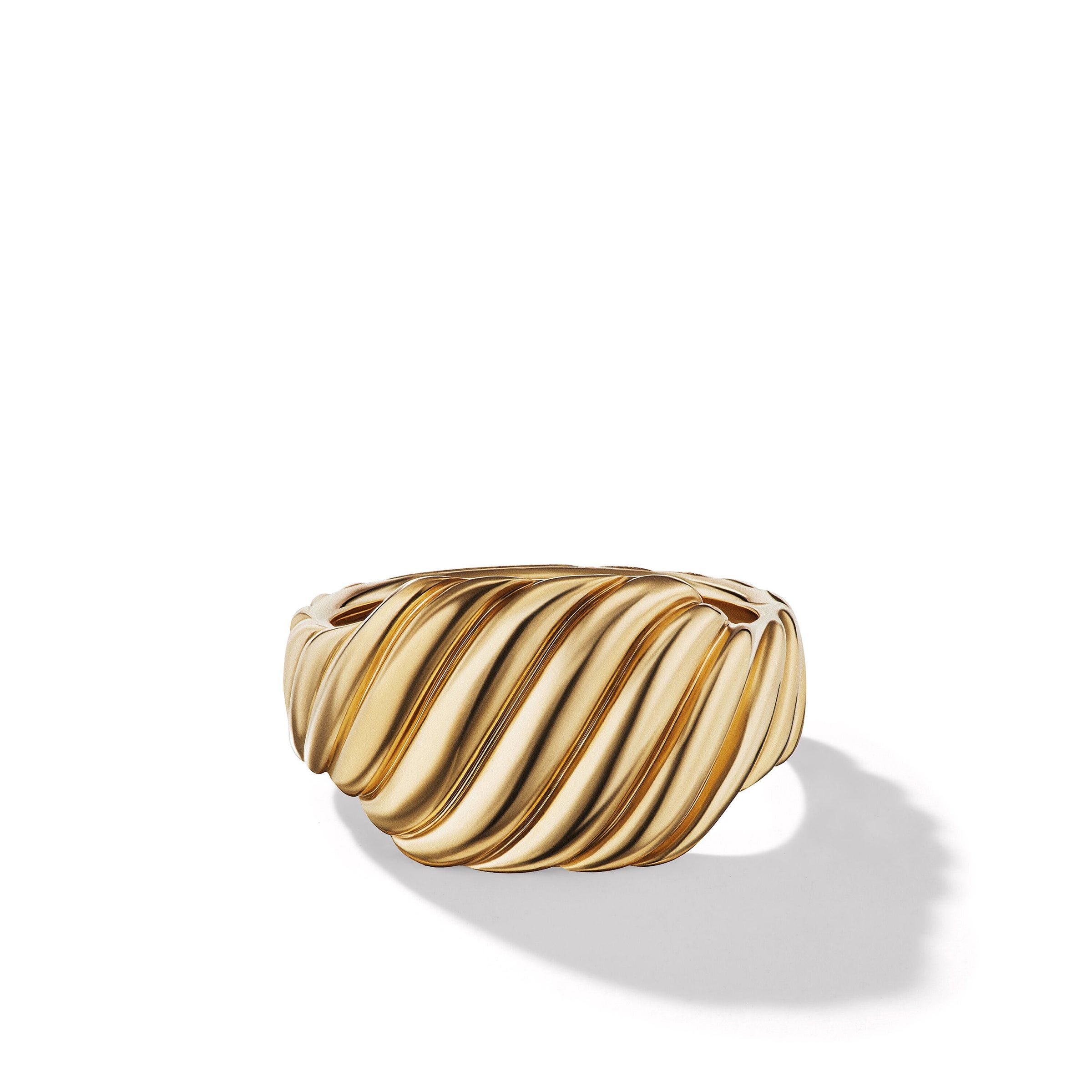 David Yurman o1s1wg111025 R17536 /Size 6 /Cable Contour Ring in Golden Size ONE SIZE - 1 Thumbnail