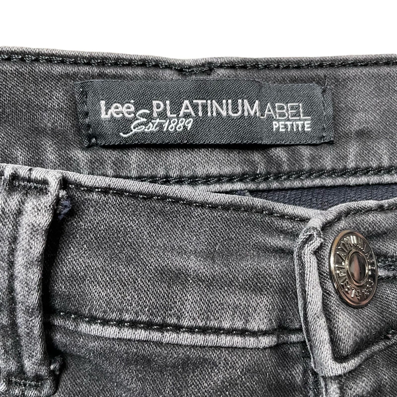 Lee Lee Platinum Straight Jeans Size 27" / US 4 / IT 40 - 3 Thumbnail
