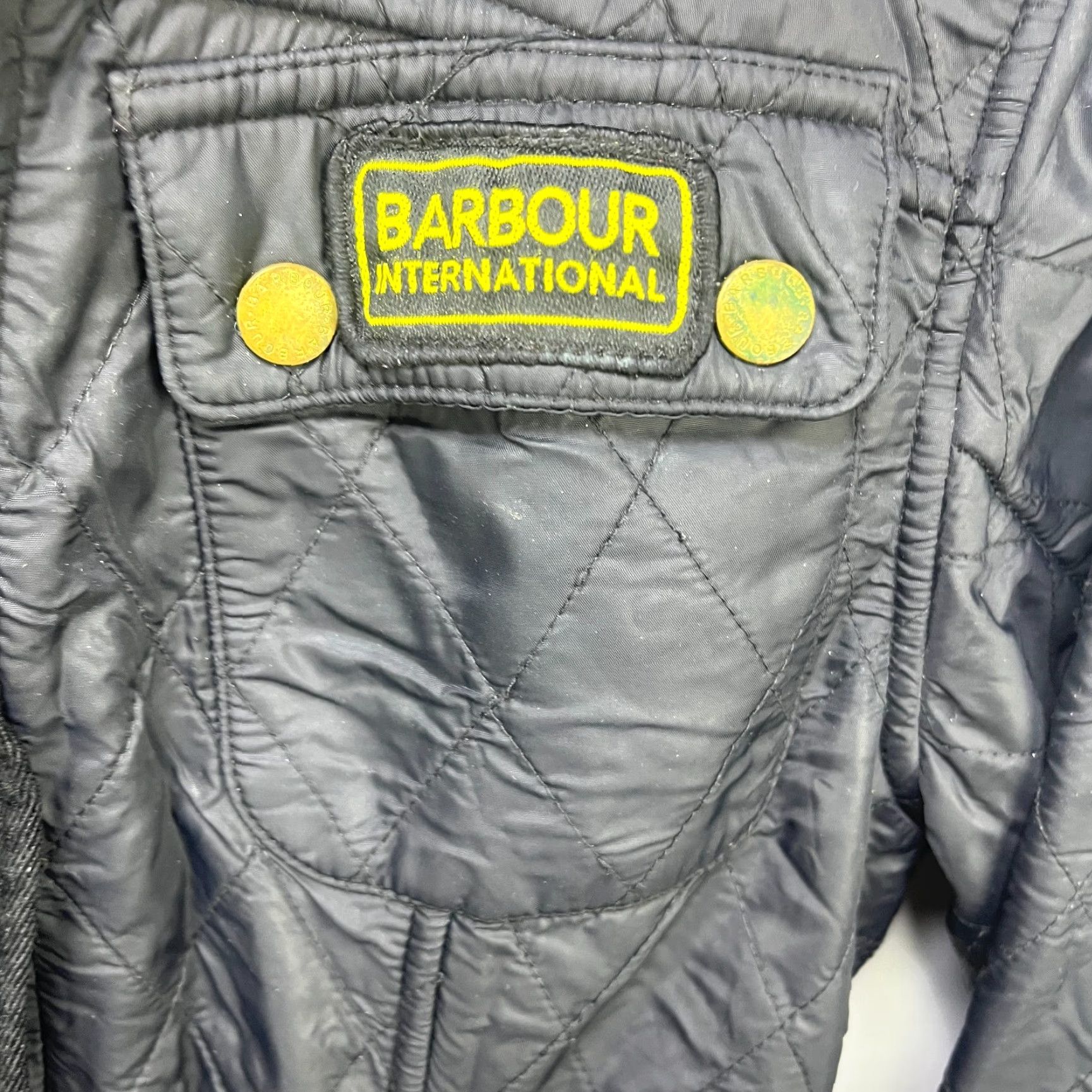 Barbour VINTAGE Barbour International Polar Kilt Jacket Womens US 6 Jacket Quilted Black Barbour 6 Womens Size M / US 6-8 / IT 42-44 - 4 Thumbnail