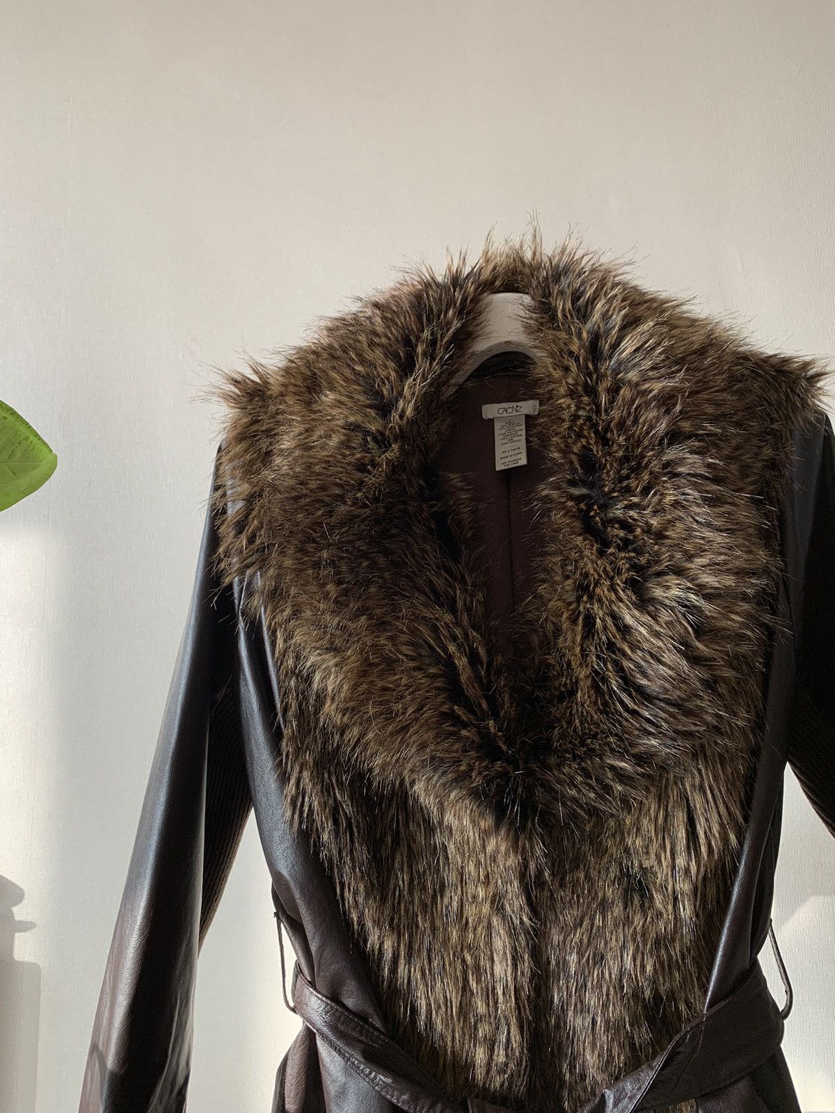 Hysteric Glamour Y2K Vintage Faux Fur Chocolate Leather Jacket ysl gucci Size L / US 10 / IT 46 - 3 Thumbnail