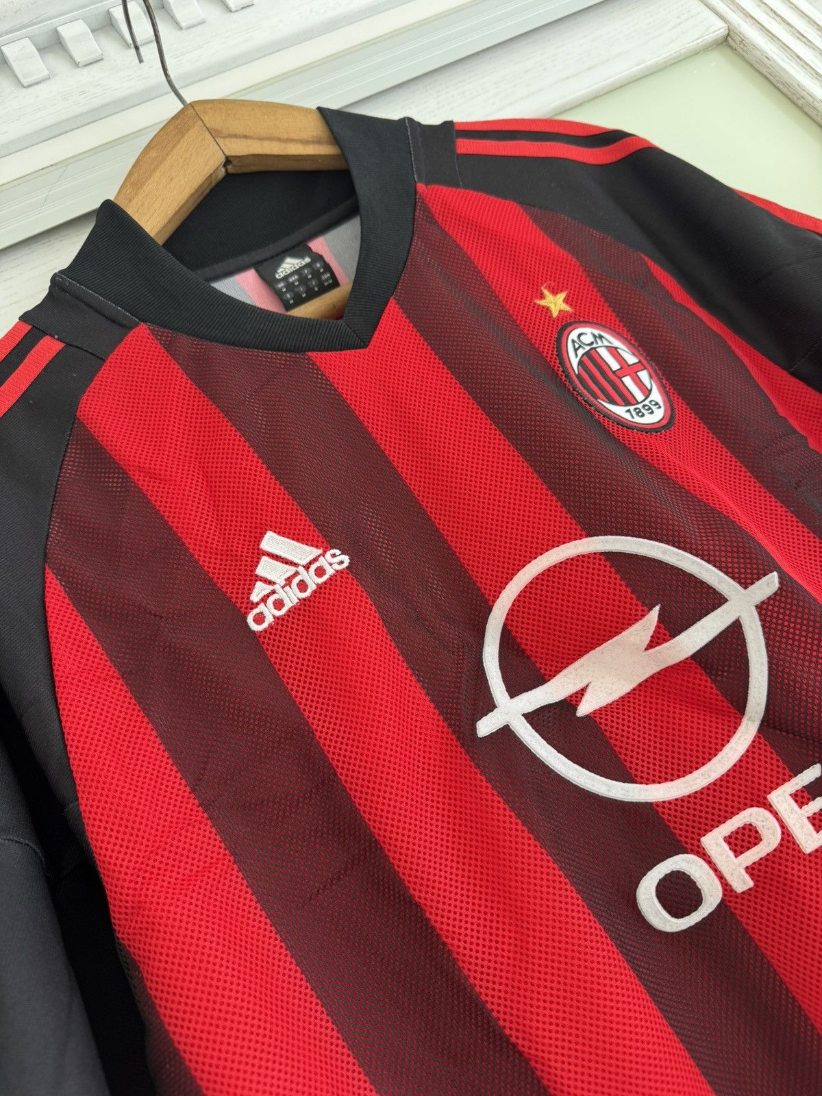Adidas Vintage Seedorf #20 Milan 2002-2003 Home Soccer Jersey Shirt Size US M / EU 48-50 / 2 - 9 Thumbnail