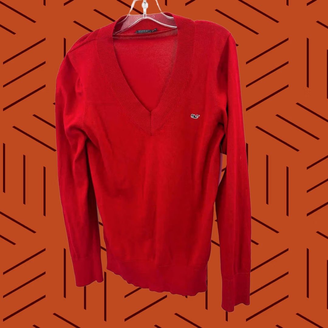 Vineyard Vines Vineyard Vines Red Sweater Adult Small Size S / US 4 / IT 40 - 1 Thumbnail