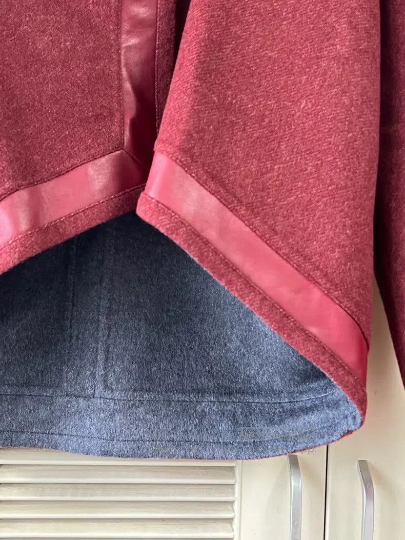 Hermes Hermes Double-faced cashmere and leather short jacket Size XXS / US 00 / IT 34 - 5 Thumbnail