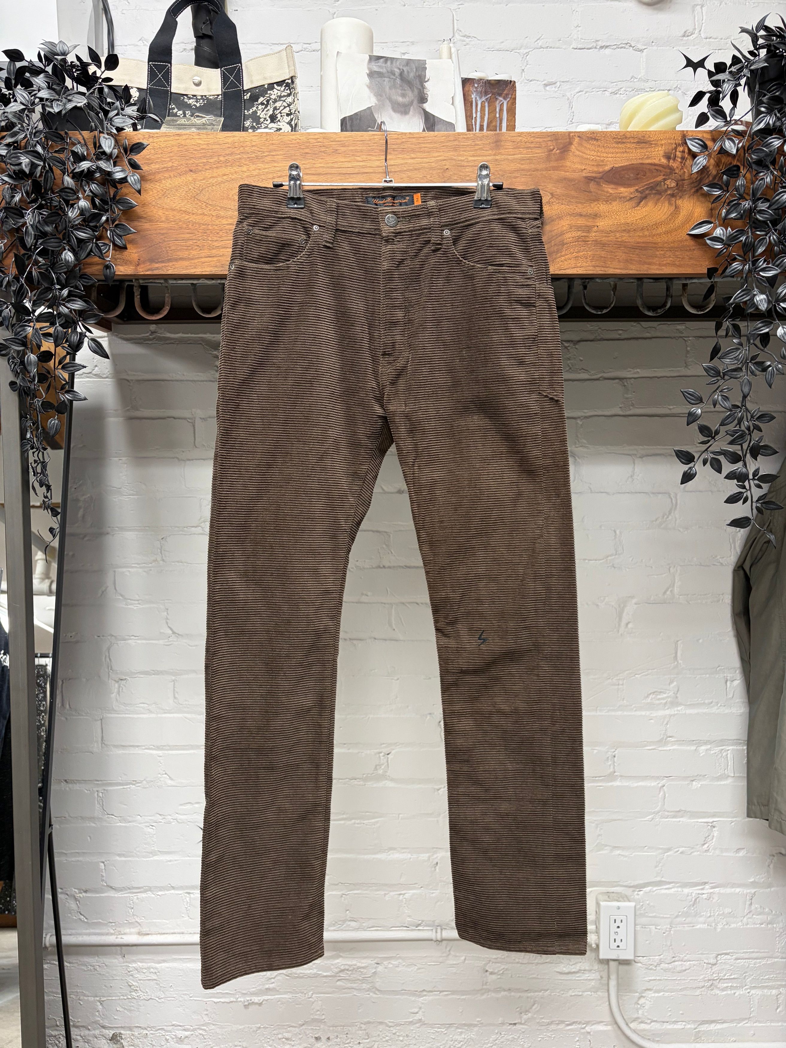 Undercover AW2005 Undercover ‘Arts & Crafts’ Faded Brown Corduroy Denim Size US 30 / EU 46 - 1 Thumbnail