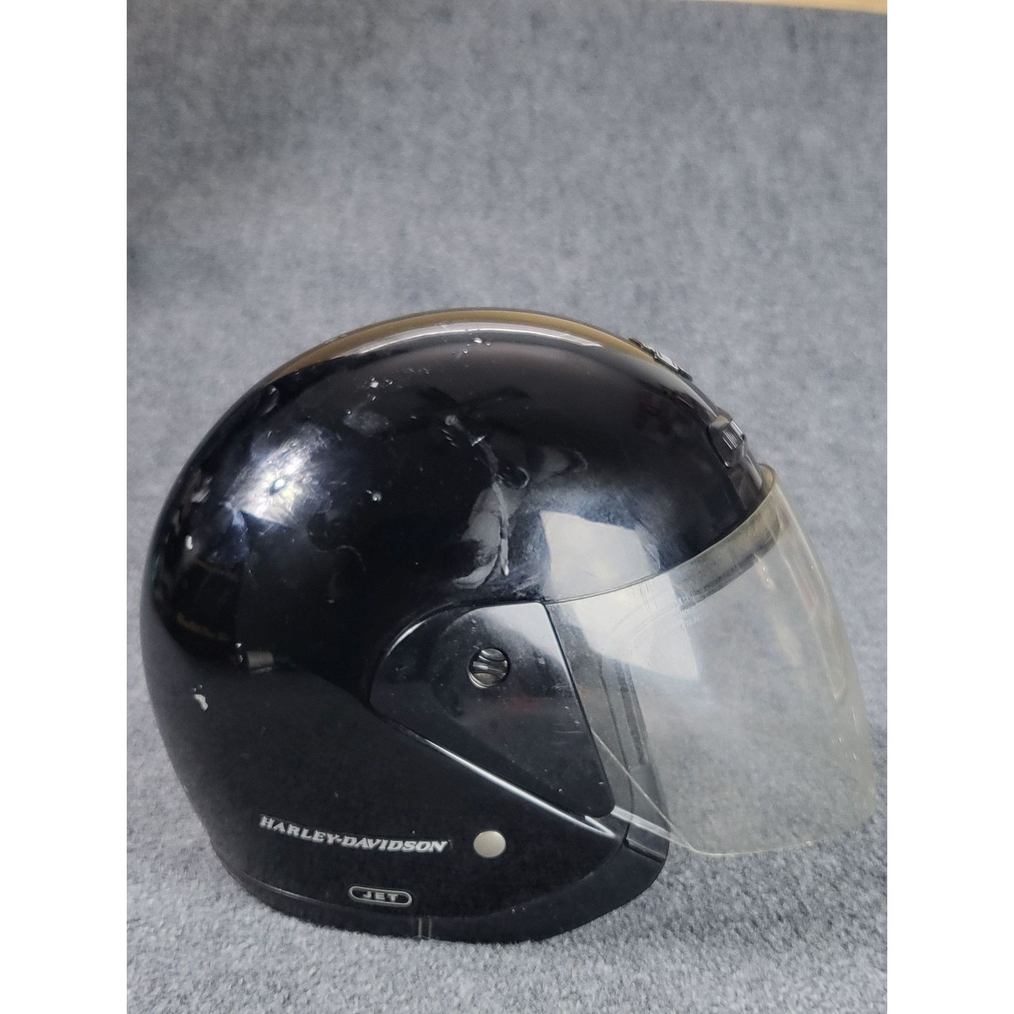 Harley Davidson Harley Davidson Motorcycle Helmet JET DOT Black Gloss Full F Size ONE SIZE - 6 Thumbnail