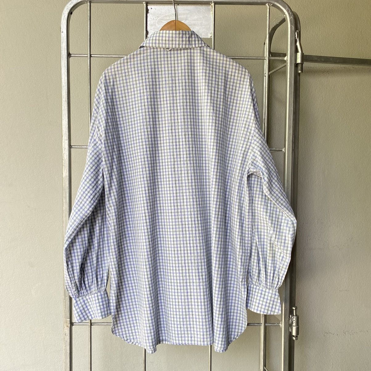 Dior Christian Dior Checkered Long Sleeve Shirt Size M / US 6-8 / IT 42-44 - 4 Thumbnail