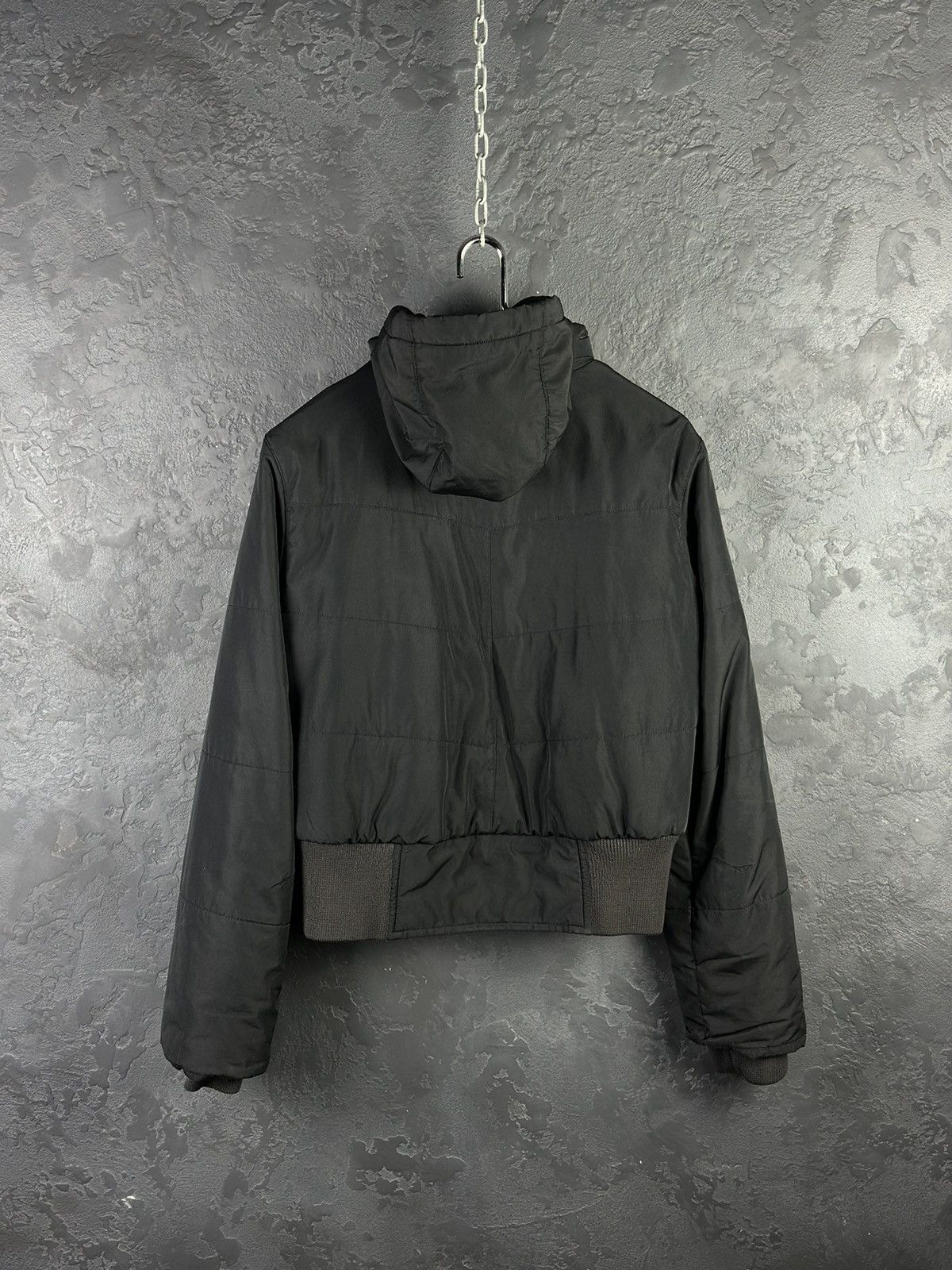 Nike × Vintage Nike Vintage 90s Small Logo Black Down Jacket Winter Puffer Size M / US 6-8 / IT 42-44 - 4 Thumbnail