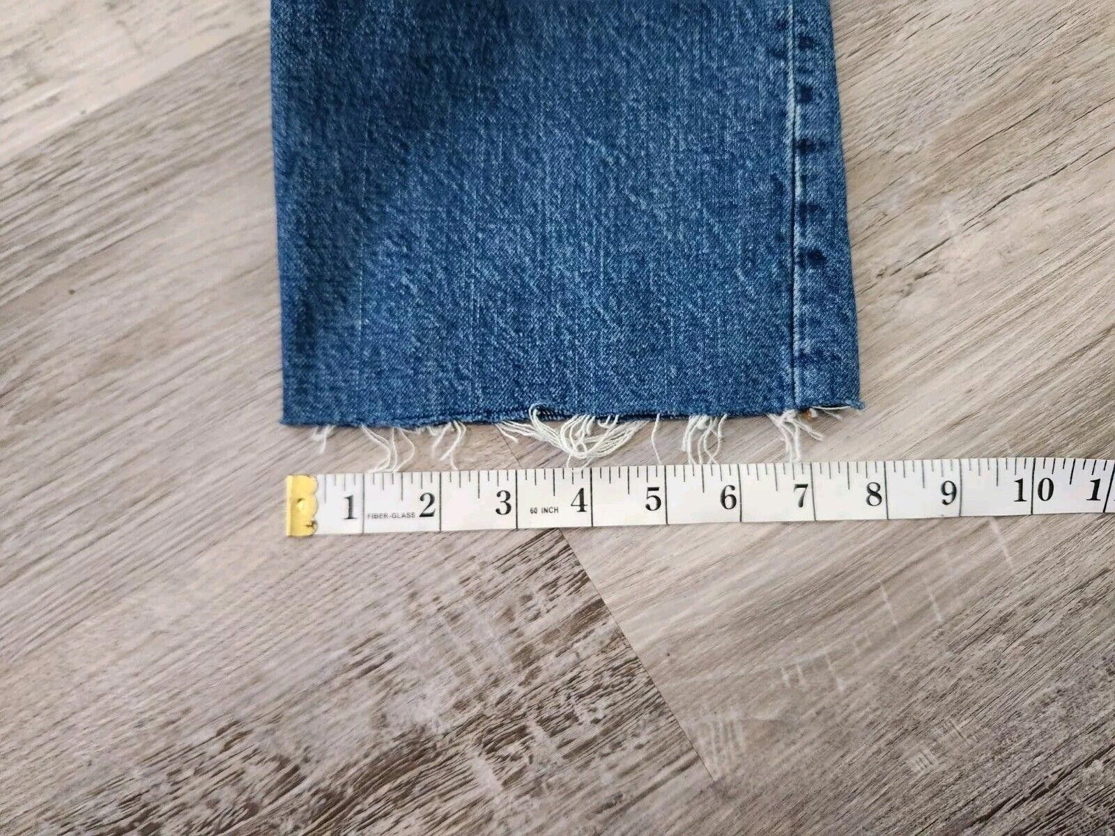 Zara Zara Jeans Slim Straight Raw Hem Size 34 Womens 12 Eur 40 Size 30" / US 8 / IT 44 - 7 Thumbnail