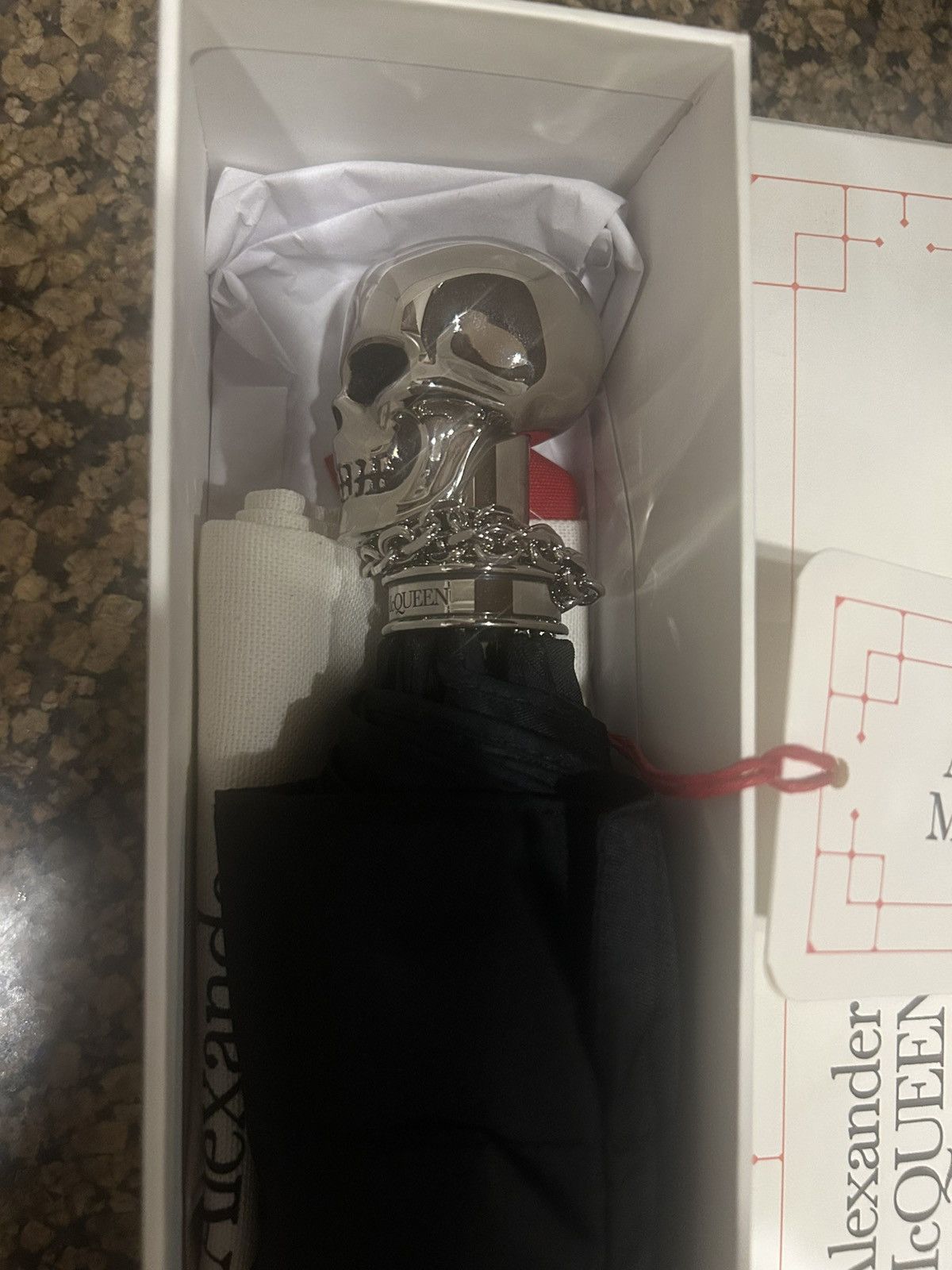 Alexander McQueen Alexander mcqueen silver skull umbrella Size ONE SIZE - 3 Thumbnail