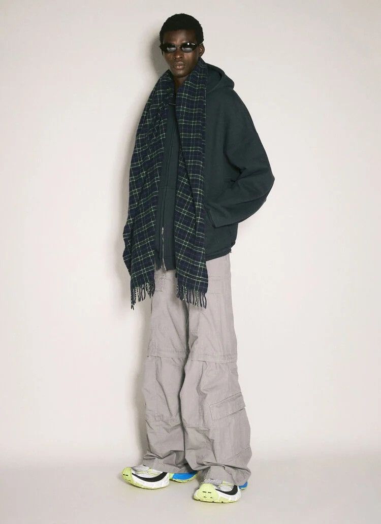 Balenciaga Balenciaga Grey Flared Cargo Pants Size US 38 / EU 54 - 6 Thumbnail