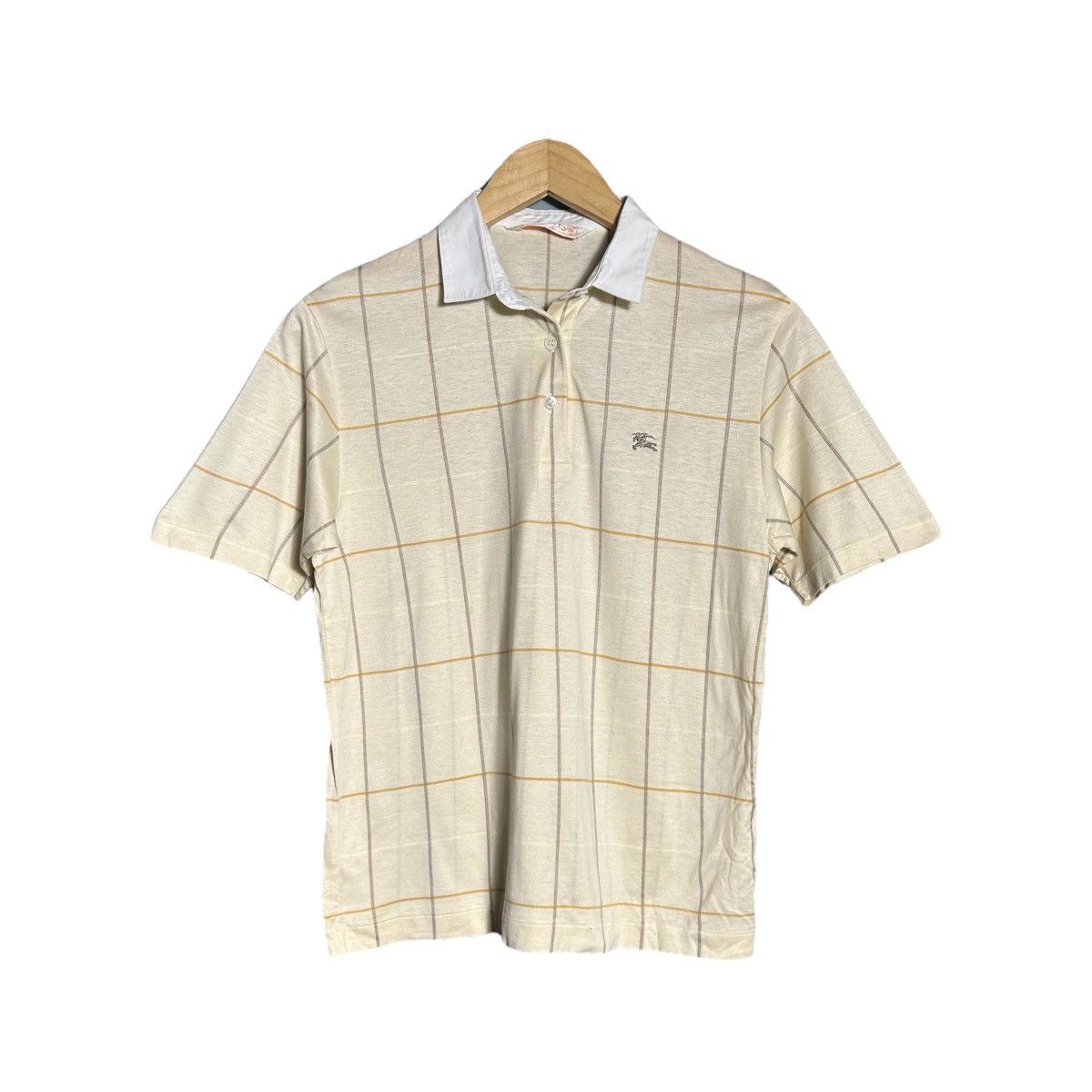 Burberry × Vintage Vintage Burberrys Nova Check Polo Shirt Size S / US 4 / IT 40 - 1 Thumbnail