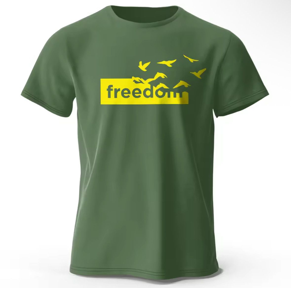 Other Streetwear Fashion Army Green Soft T-Shirt Punk Graphic Tees Size US XL / EU 56 / 4 - 1 Thumbnail