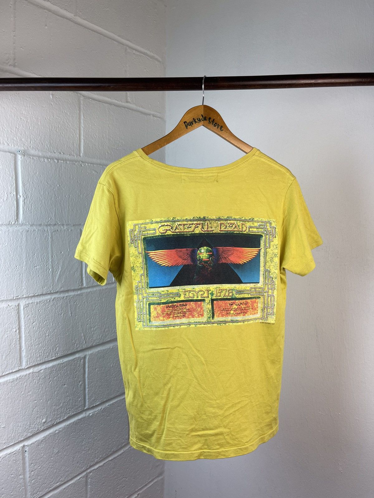 image of Band Tees x Beams Plus 2006 Alton Kelley Arabic Pyramid Greatfuldead X Beams Tee in Yellow (Size Me