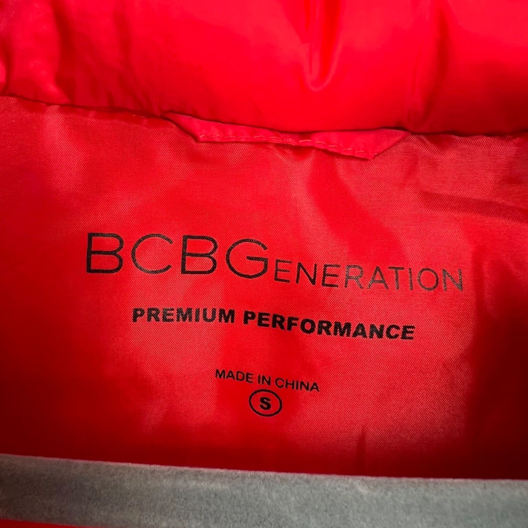 BCBGeneration BCBGGeneration Womens Jacket Puffer Hooded Red Small Winter Coat New! Size S / US 4 / IT 40 - 3 Thumbnail