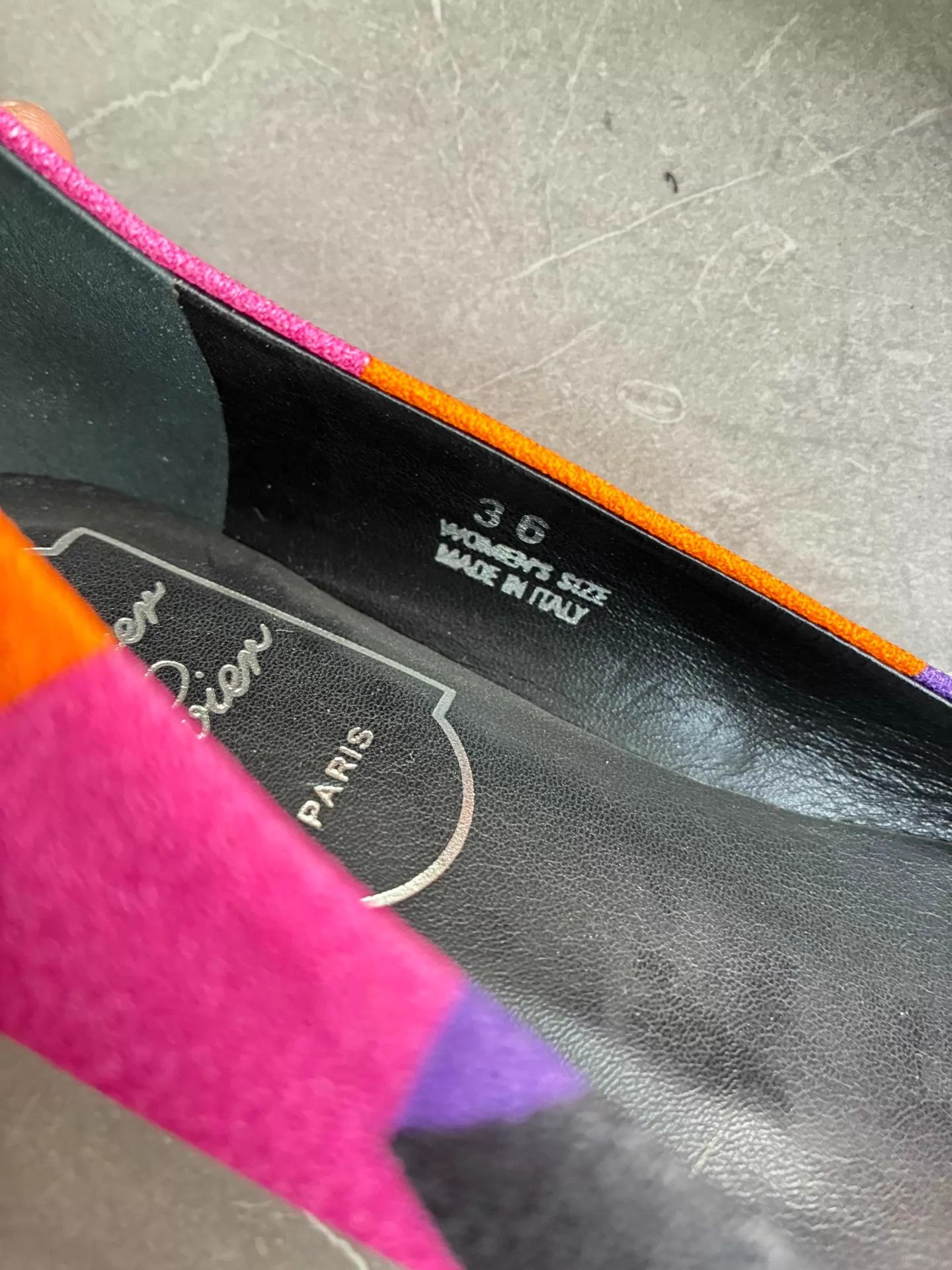 Roger Vivier Roger Vivier Color - Blocked Square Buckle Flats 36 Size US 5.5 / IT 35.5 - 6 Thumbnail