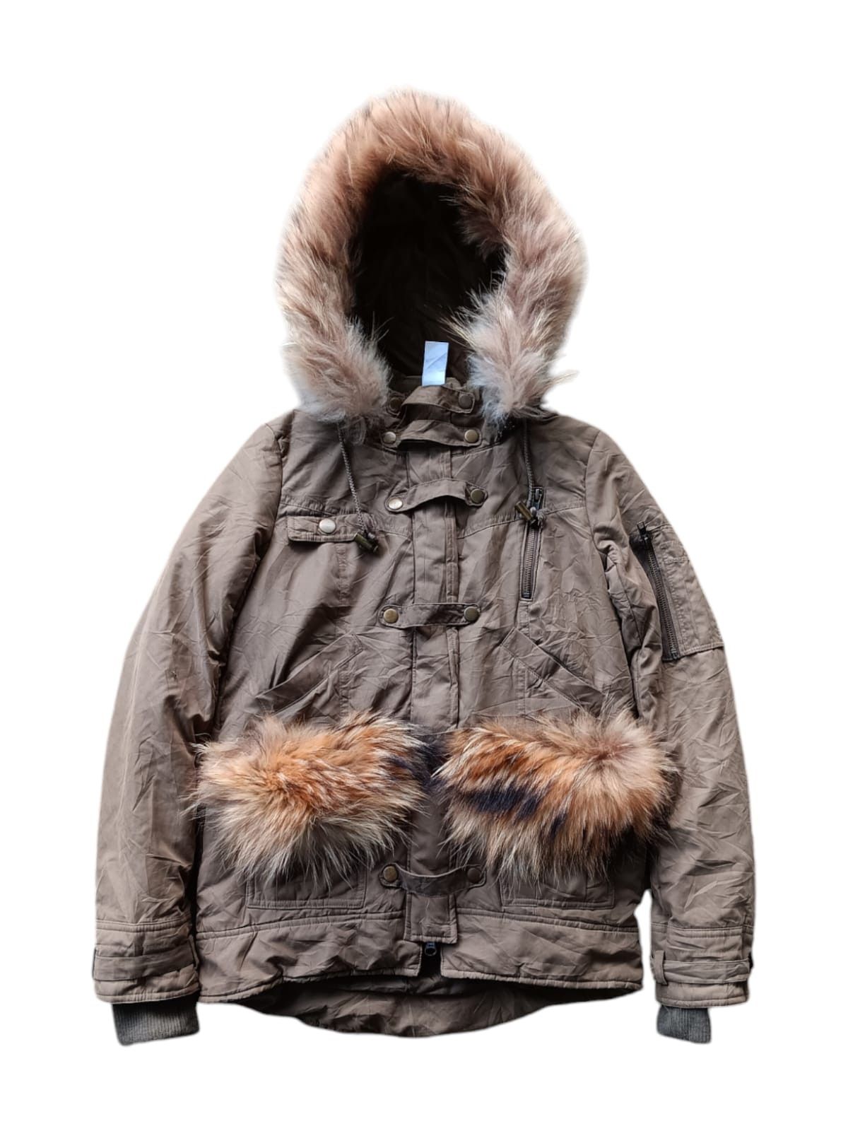 14th Addiction Murua fur hoodie & pocket japanese lgb style jacket Size US S / EU 44-46 / 1 - 1 Thumbnail
