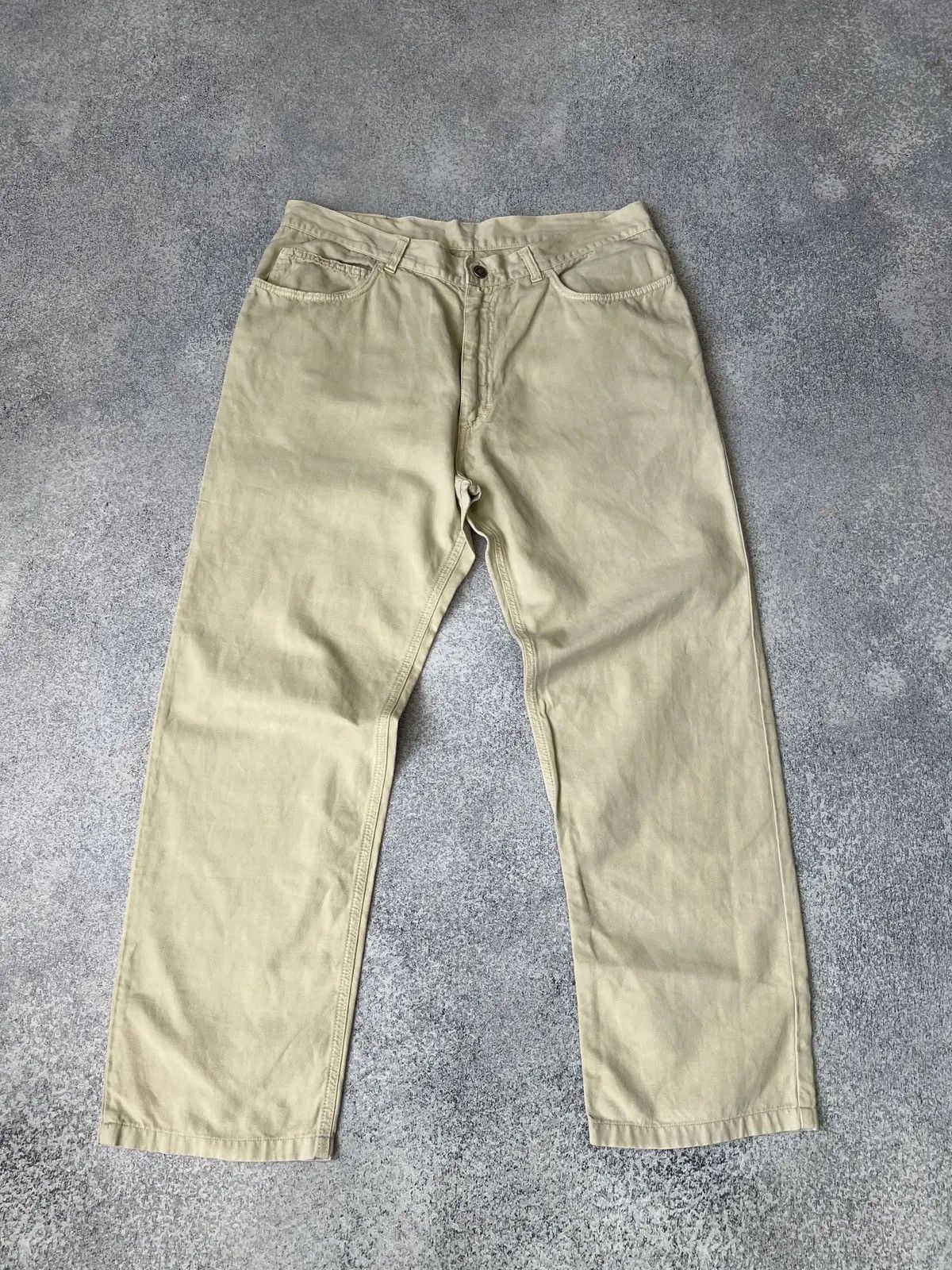 Designer × Loro Piana × Vintage Vintage Men's Loro Piana Cotton Chino Pants Beige Size US 32 / EU 48 - 1 Thumbnail