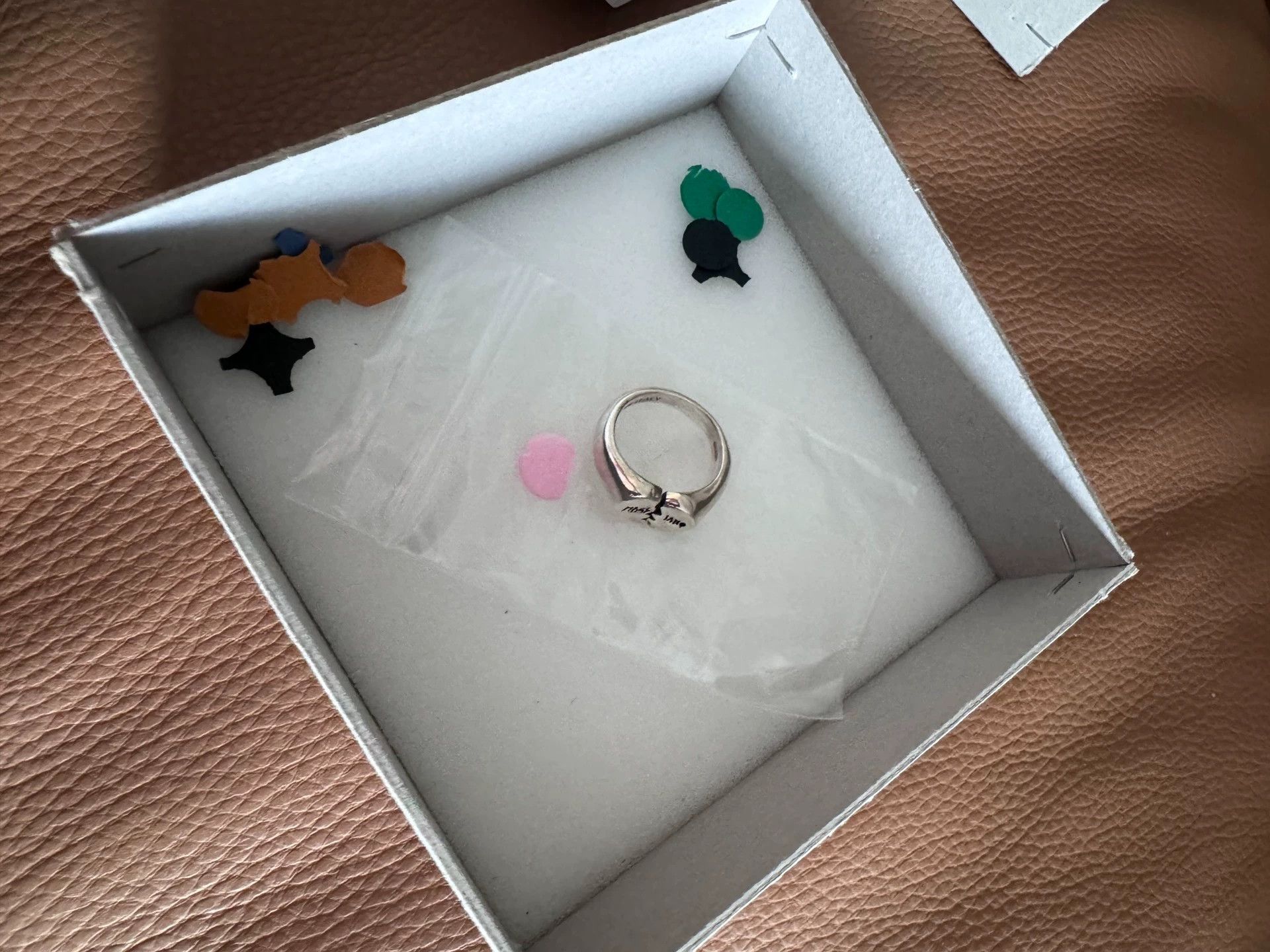 Issey Miyake Magliano Heart Ring 925 Silver US9.5 Size ONE SIZE - 4 Thumbnail