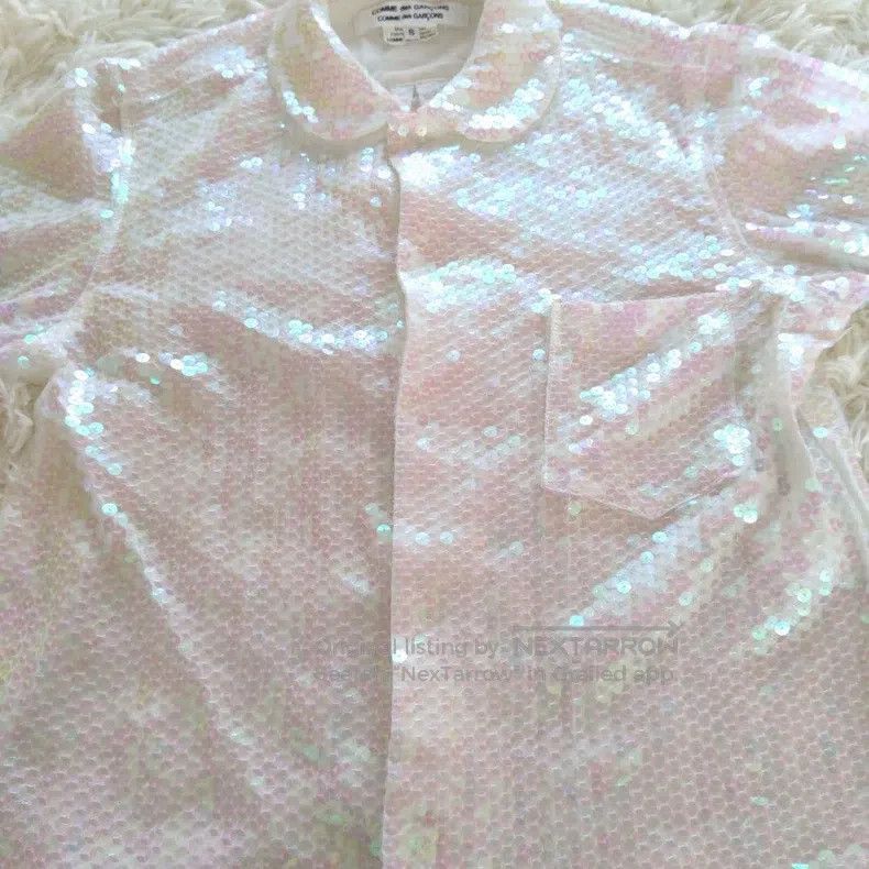 Comme des Garcons Comme Des Garcons Fully sequined round-neck shirt Size S / US 4 / IT 40 - 3 Thumbnail