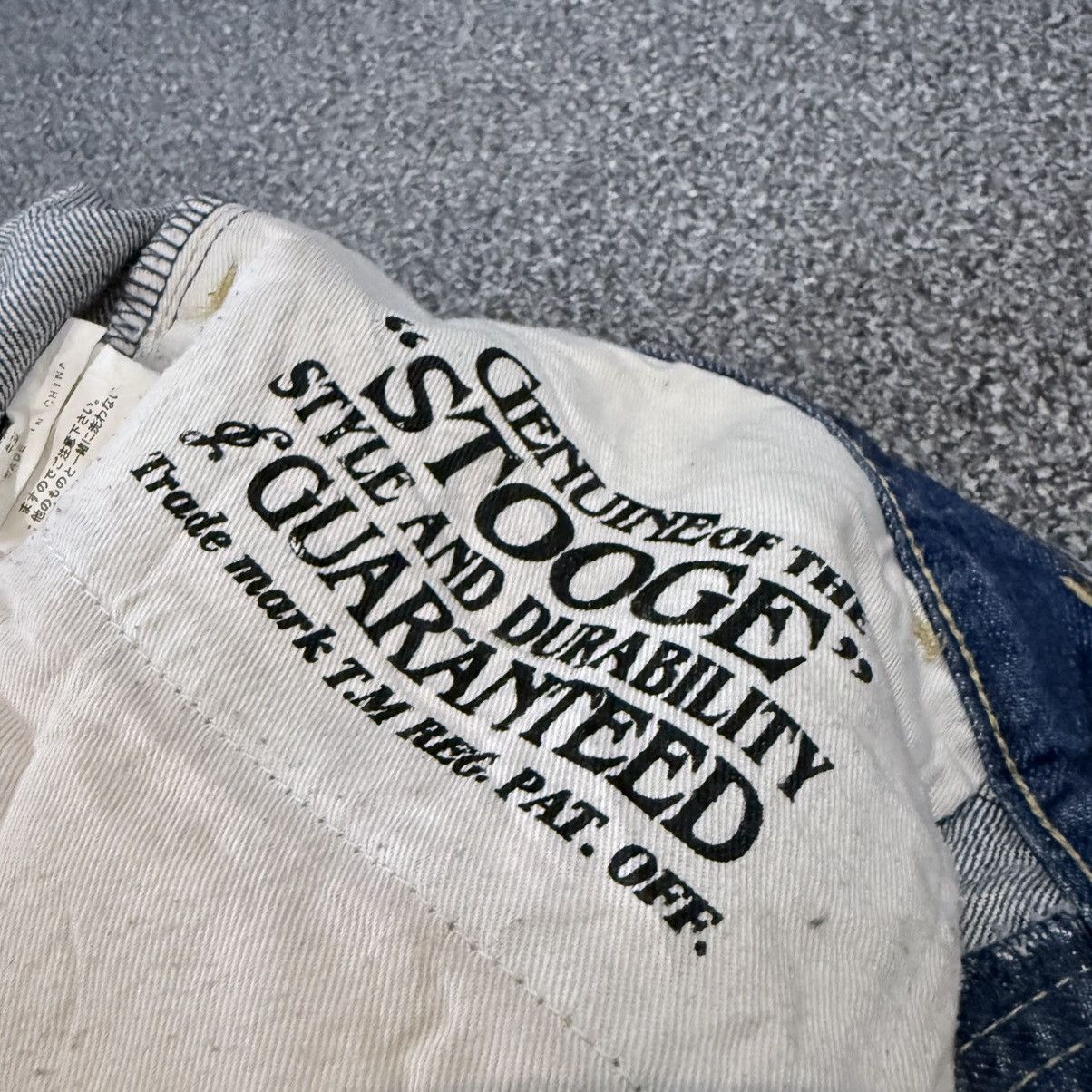 14th Addiction Archive ‼️ Japanese Seditionaries Stooge Distressed Denim Size US 35 - 15 Thumbnail