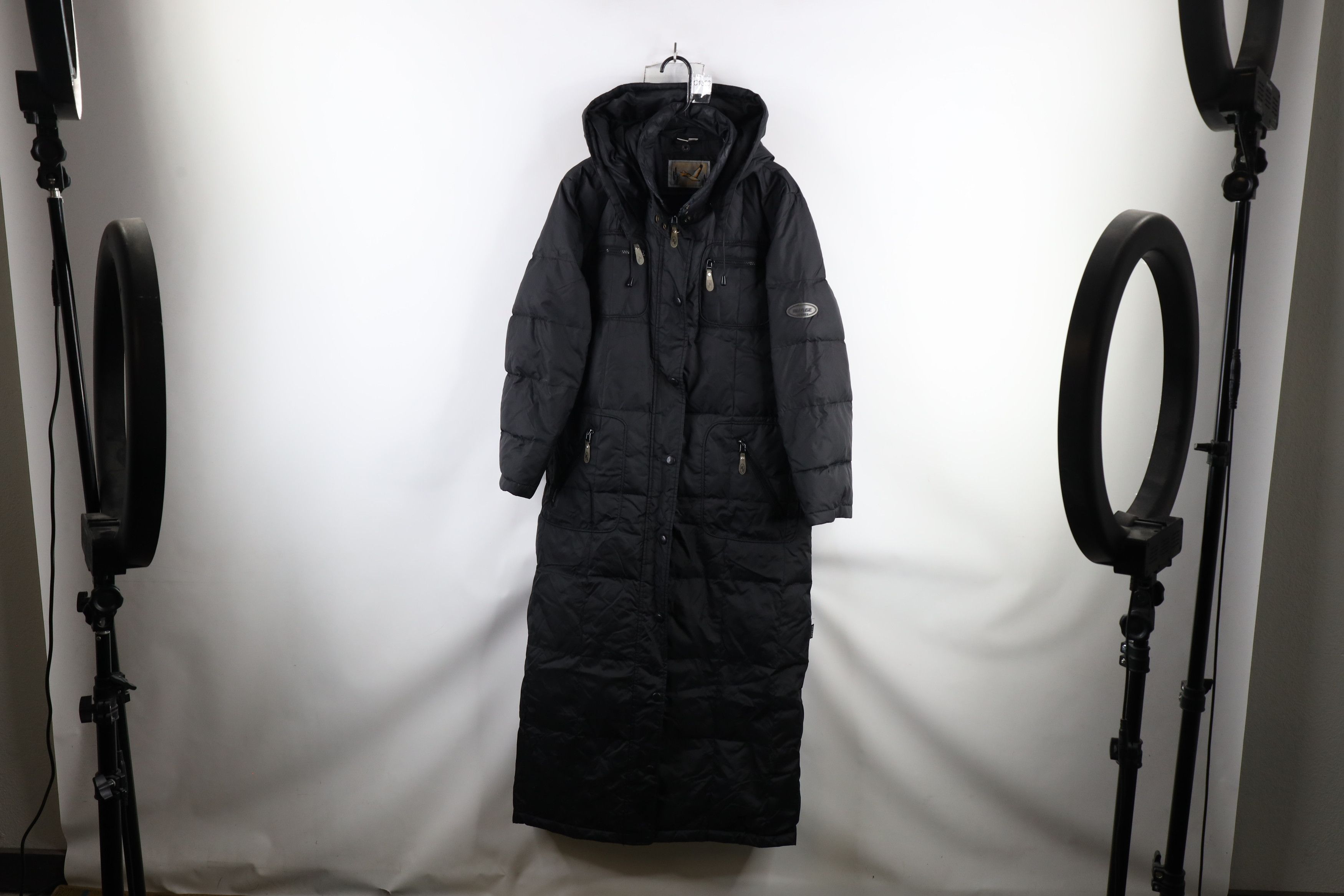 Vintage Vintage 90s Streetwear Fill Full Length Hooded Puffer Jacket Size M / US 6-8 / IT 42-44 - 1 Thumbnail