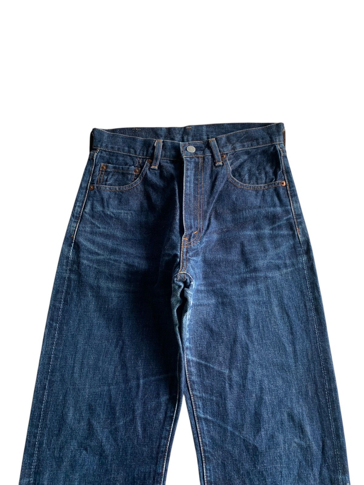 Kapital VINTAGE LEVIS BIG E 502 SELVEDGE DISTRESSED DENIM Size US 28 / EU 44 - 5 Thumbnail