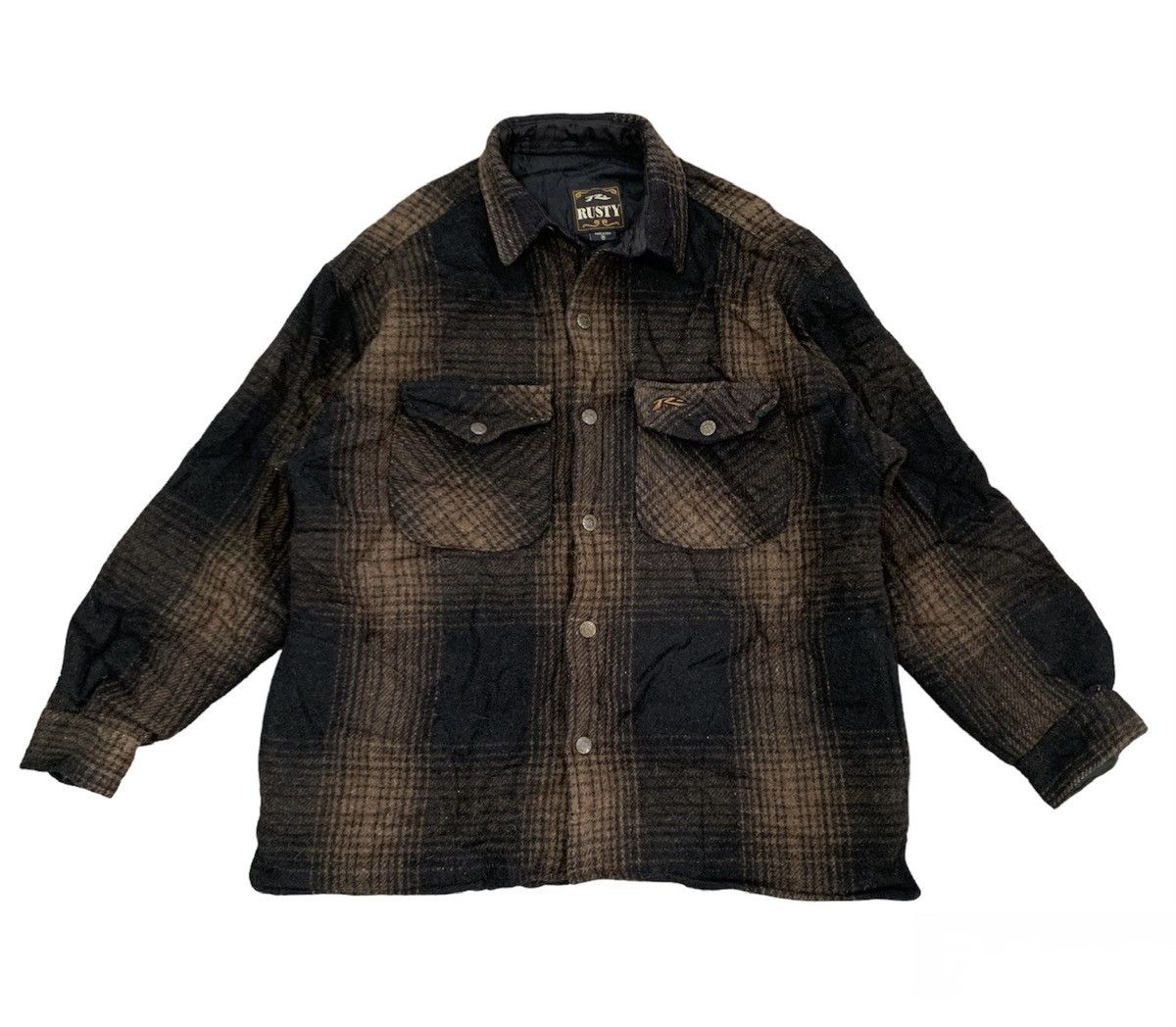 Rusty Checkered Wool Jacket