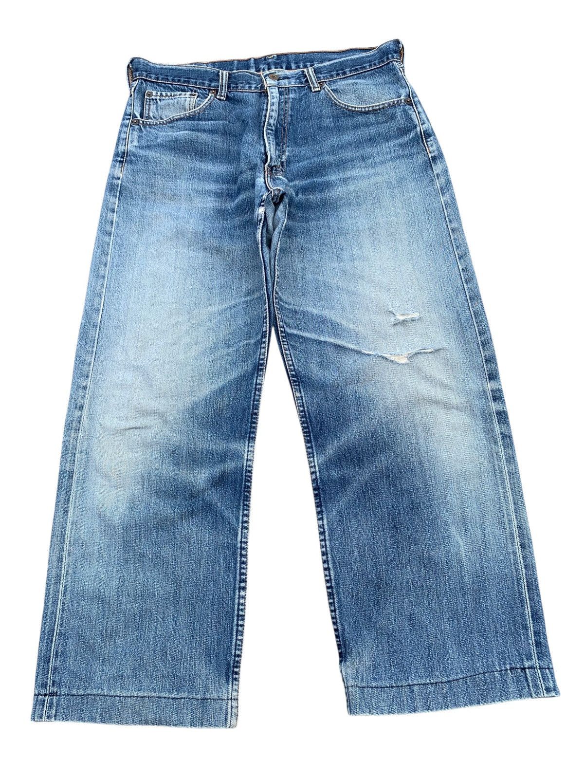 Levi's VINTAGE LEVI'S 503 SELVEDGE FADED DISTRESSED DENIM Size US 36 / EU 52 - 4 Thumbnail