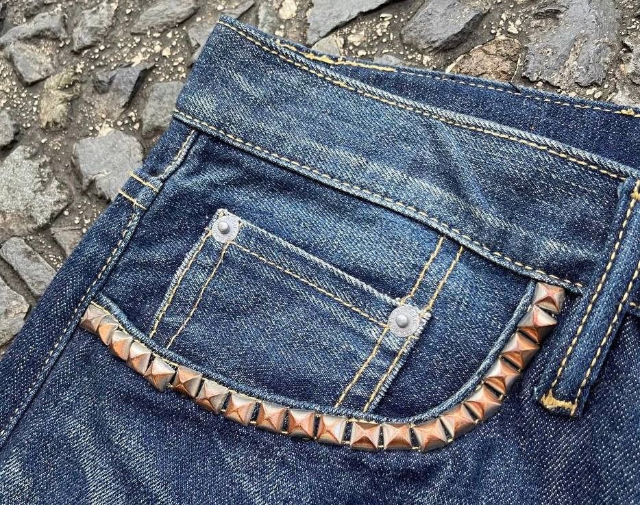 Hysteric Glamour Hysteric Glamour - Two Toned Studded Jeans Size US 32 / EU 48 - 2 Thumbnail