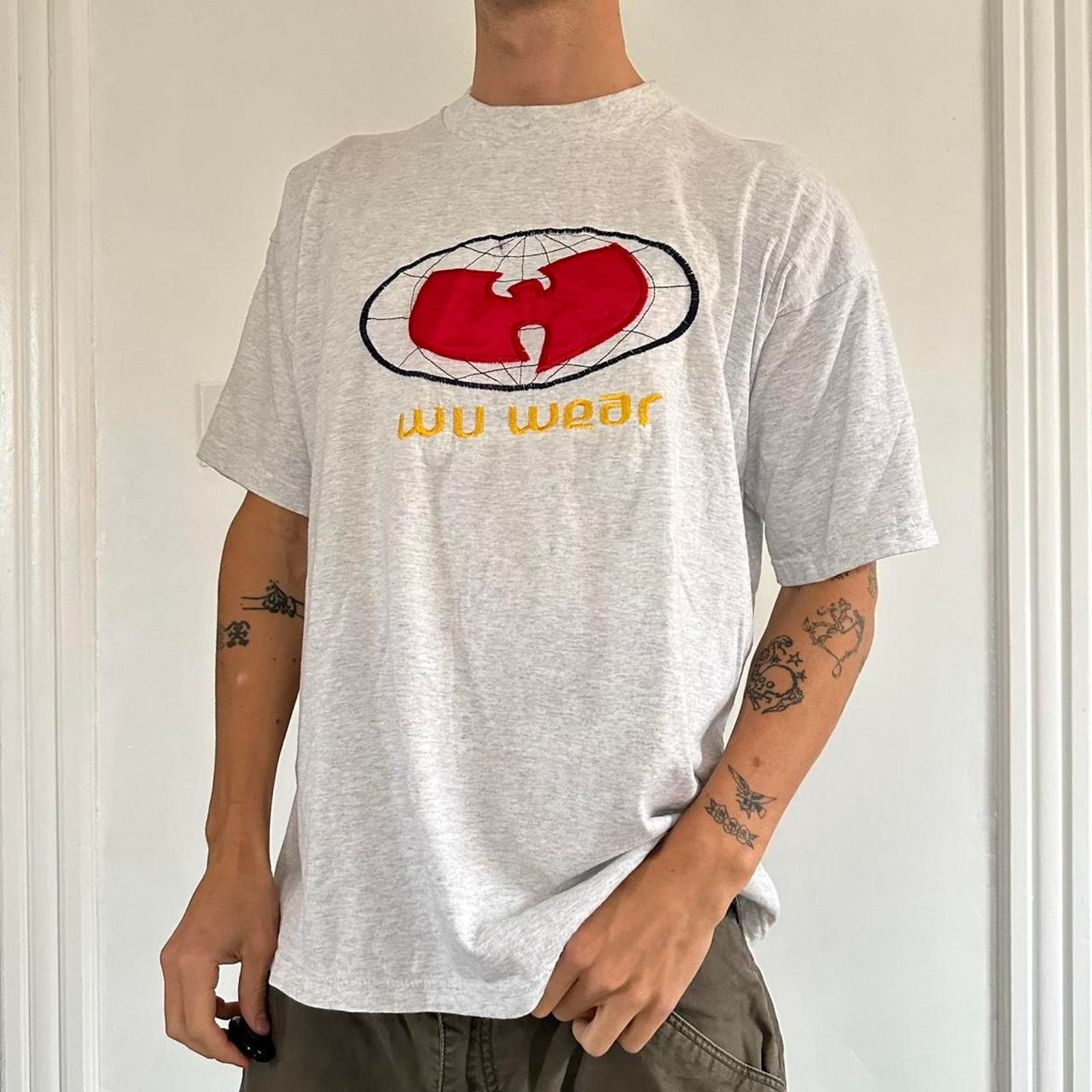 Vintage × Wu-Tang Clan Rare Vintage 90s Wu Tang Wu Wear Graphic Rap Hip Hop Shirt Size US XL / EU 56 / 4 - 7 Thumbnail