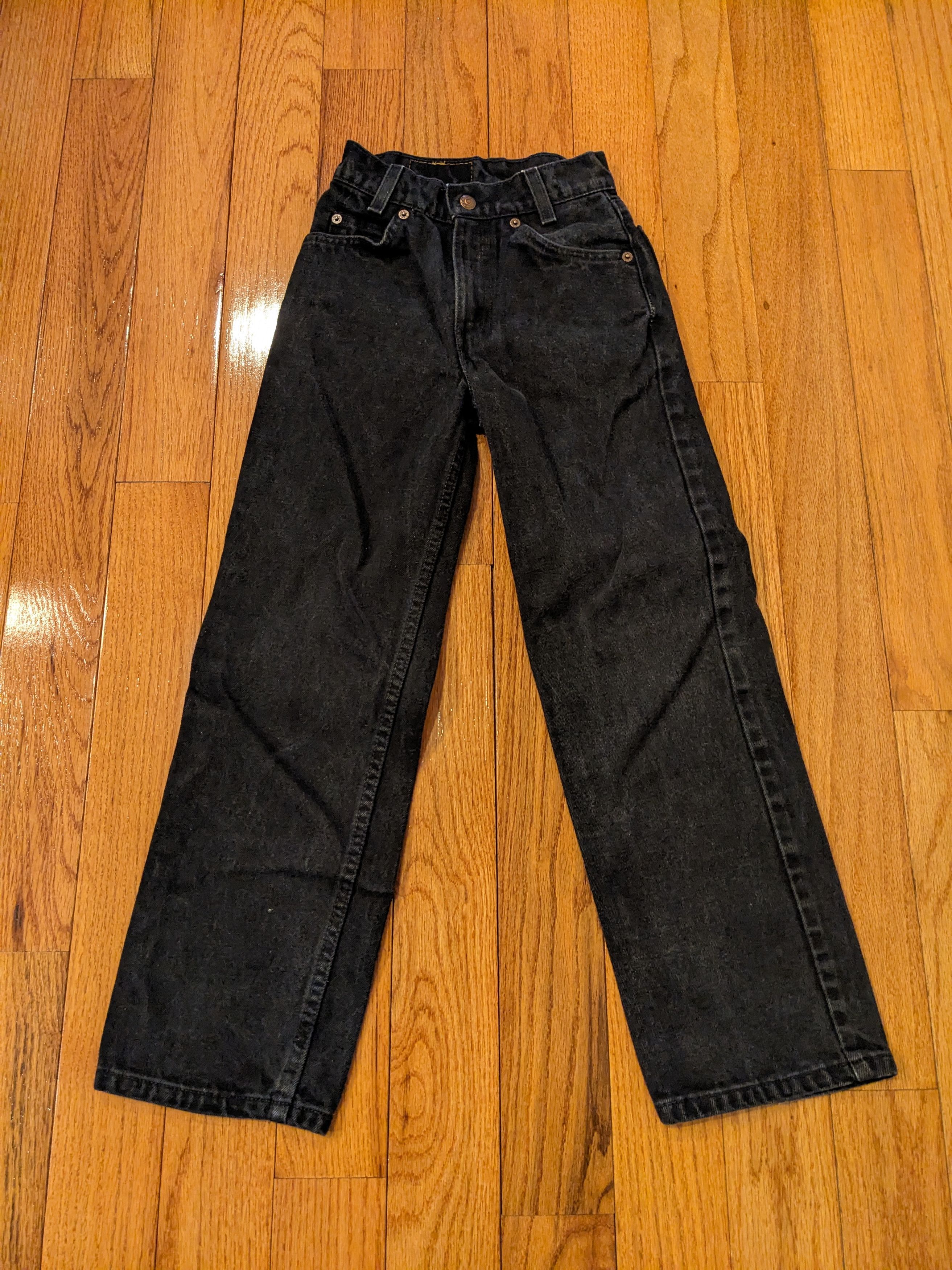 Levi's × Vintage Vintage 90s Levi's 550 Relaxed Kids Slim 10 23 x 25 Denim Size US 26 / EU 42 - 5 Thumbnail