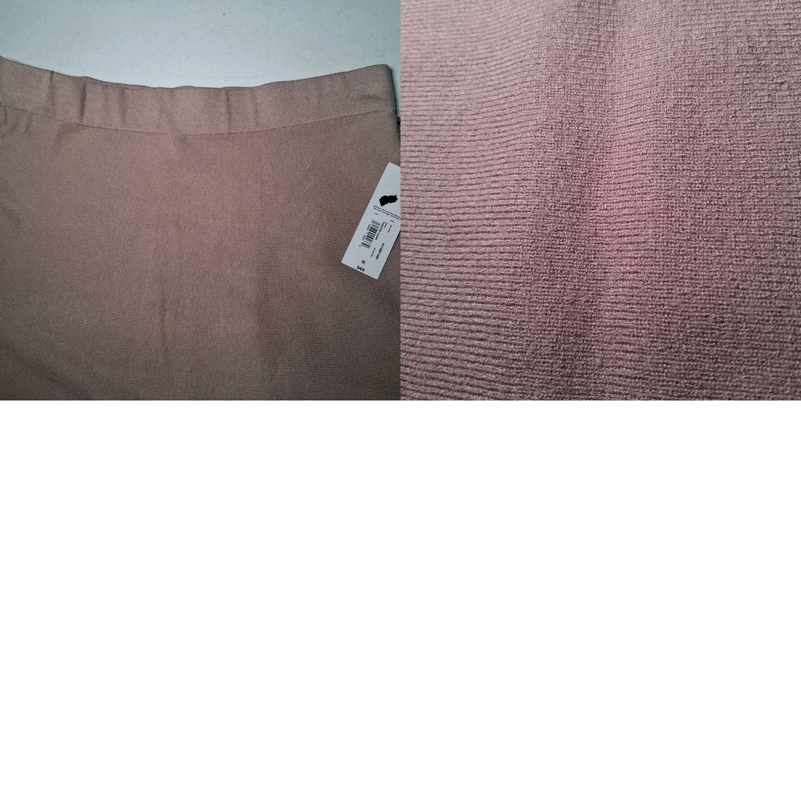 Liz Claiborne VINTAGE Liz Claiborne Skirt XL Beige A-Line Knee Length Knit New Size 40" / US 18 - 8 Thumbnail
