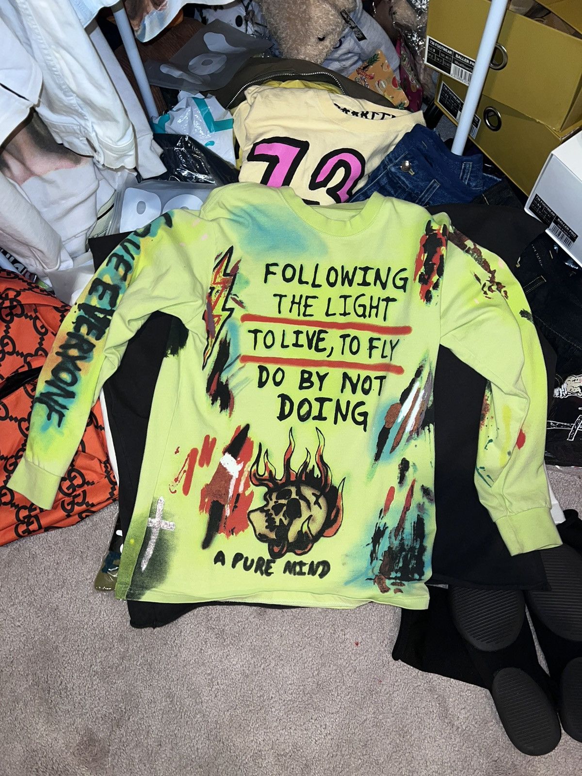 Following The Light Yeezy Longsleeve | Wes Lang | yzy | ye