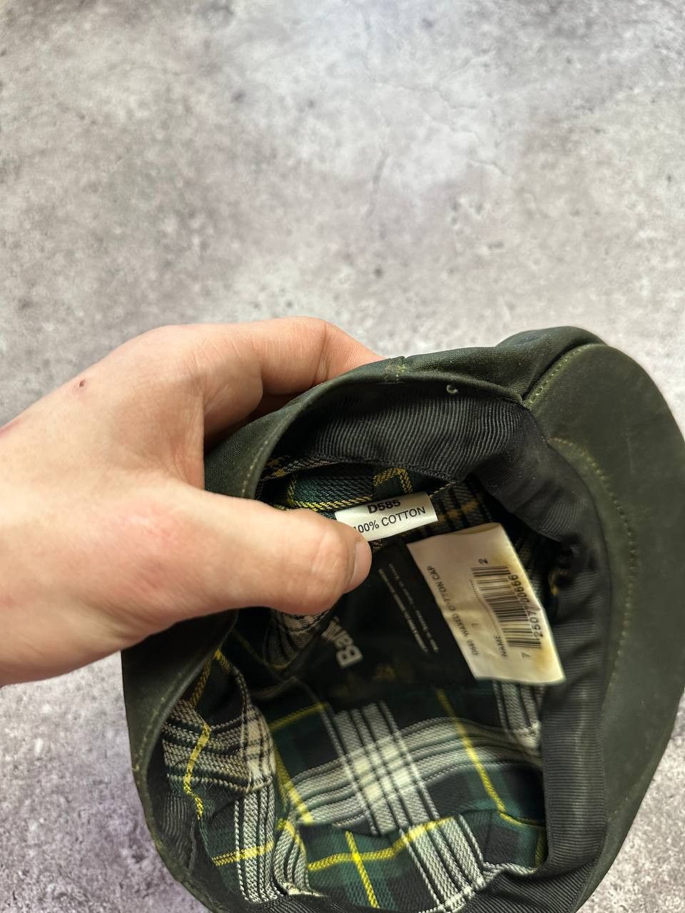 Barbour Barbour Waxed Flat Cap Hat Size ONE SIZE - 9 Thumbnail