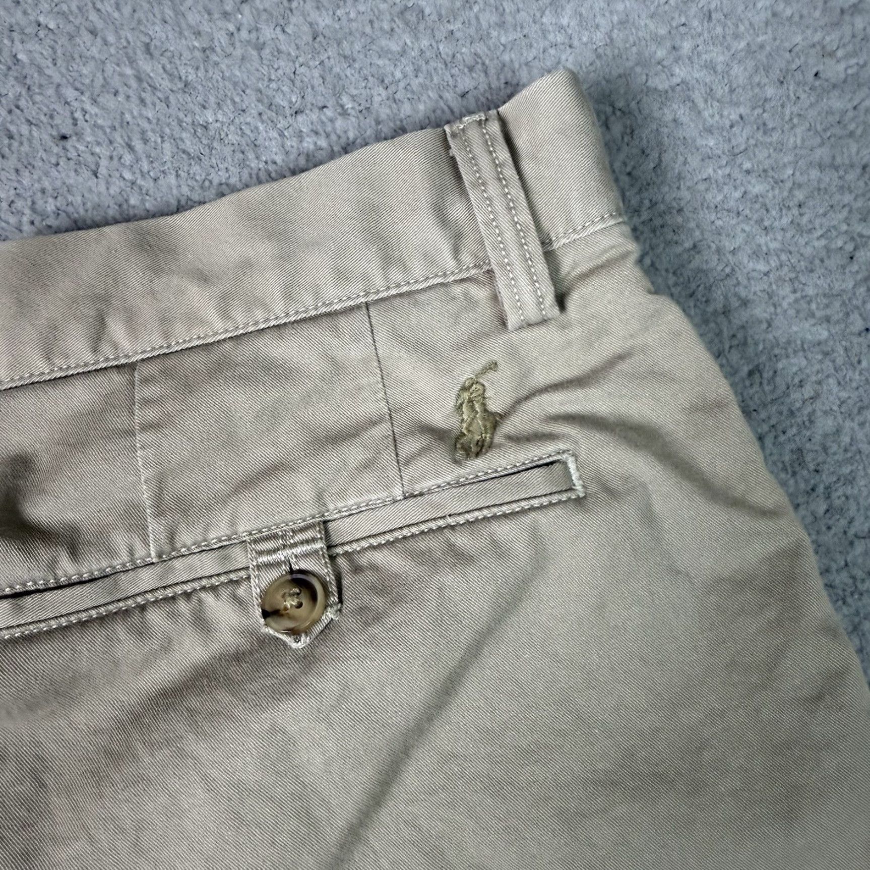 Polo Ralph Lauren Polo Ralph Lauren Chino Shorts Mens 34 Beige Stretch Classic Fit Beach Coastal Size US S / EU 44-46 / 1 - 4 Thumbnail