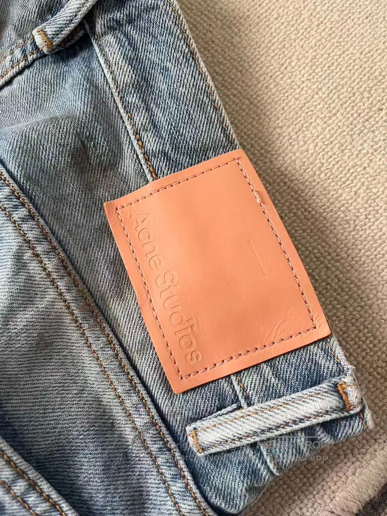 Acne Studios Acne Distressed Dirty Wash Wide-Leg Jeans. Size US 38 / EU 54 - 3 Thumbnail