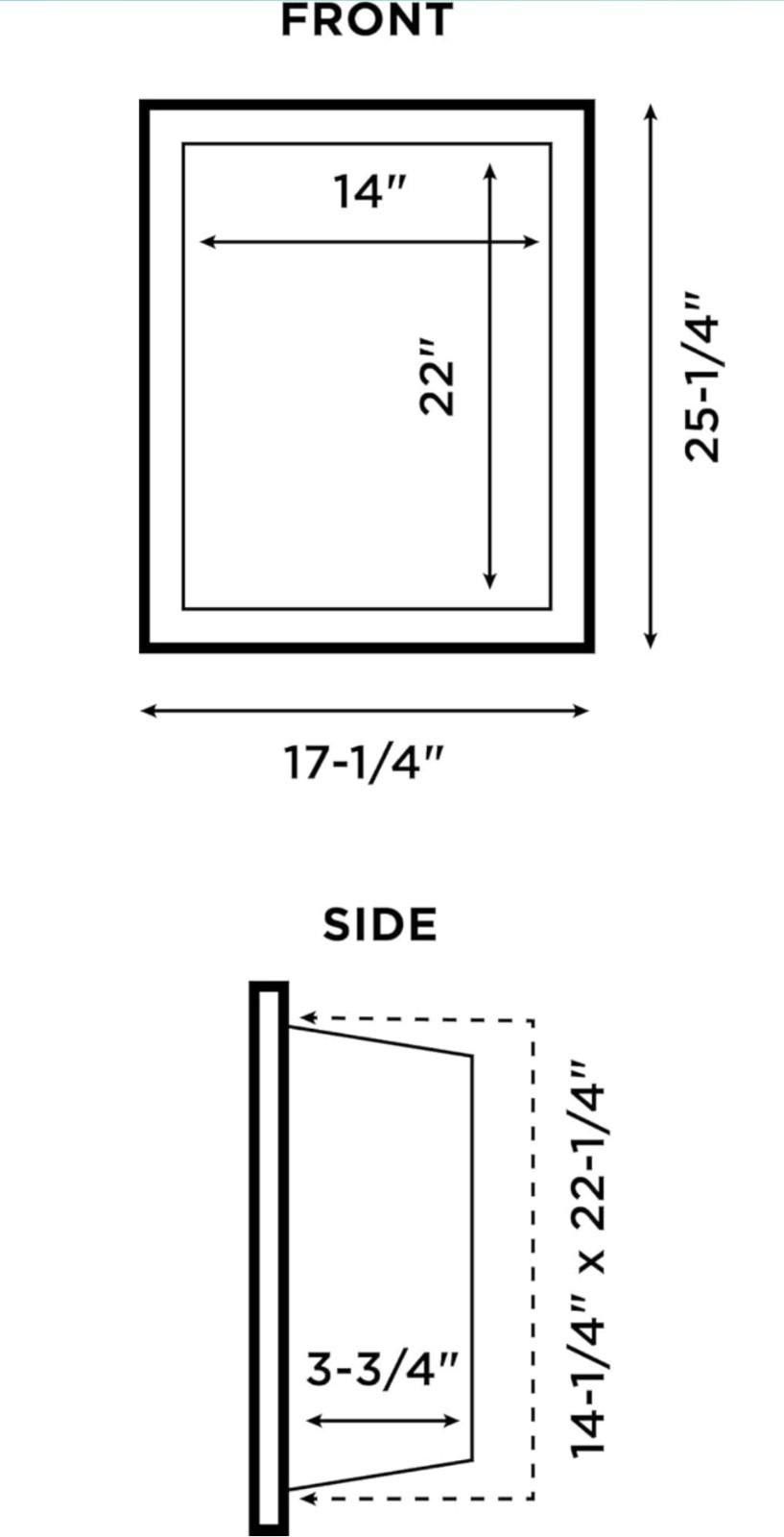 Niche Recessed Bathroom Shower Shampoo Shelf Size ONE SIZE - 7 Thumbnail