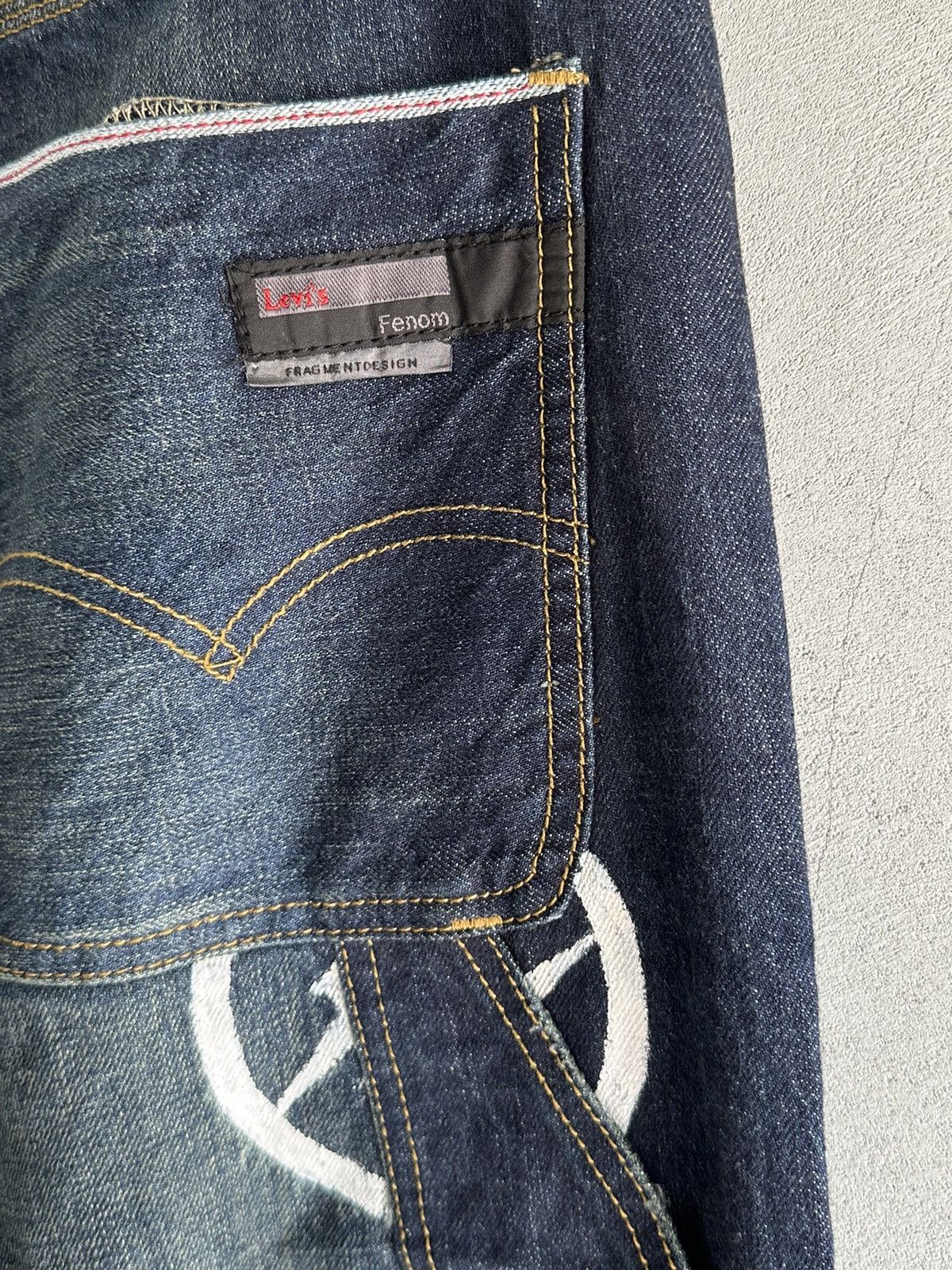 Fragment Design × Levi's Levis Fragment Design Carpanter Denim Pants Size US 34 / EU 50 - 9 Thumbnail