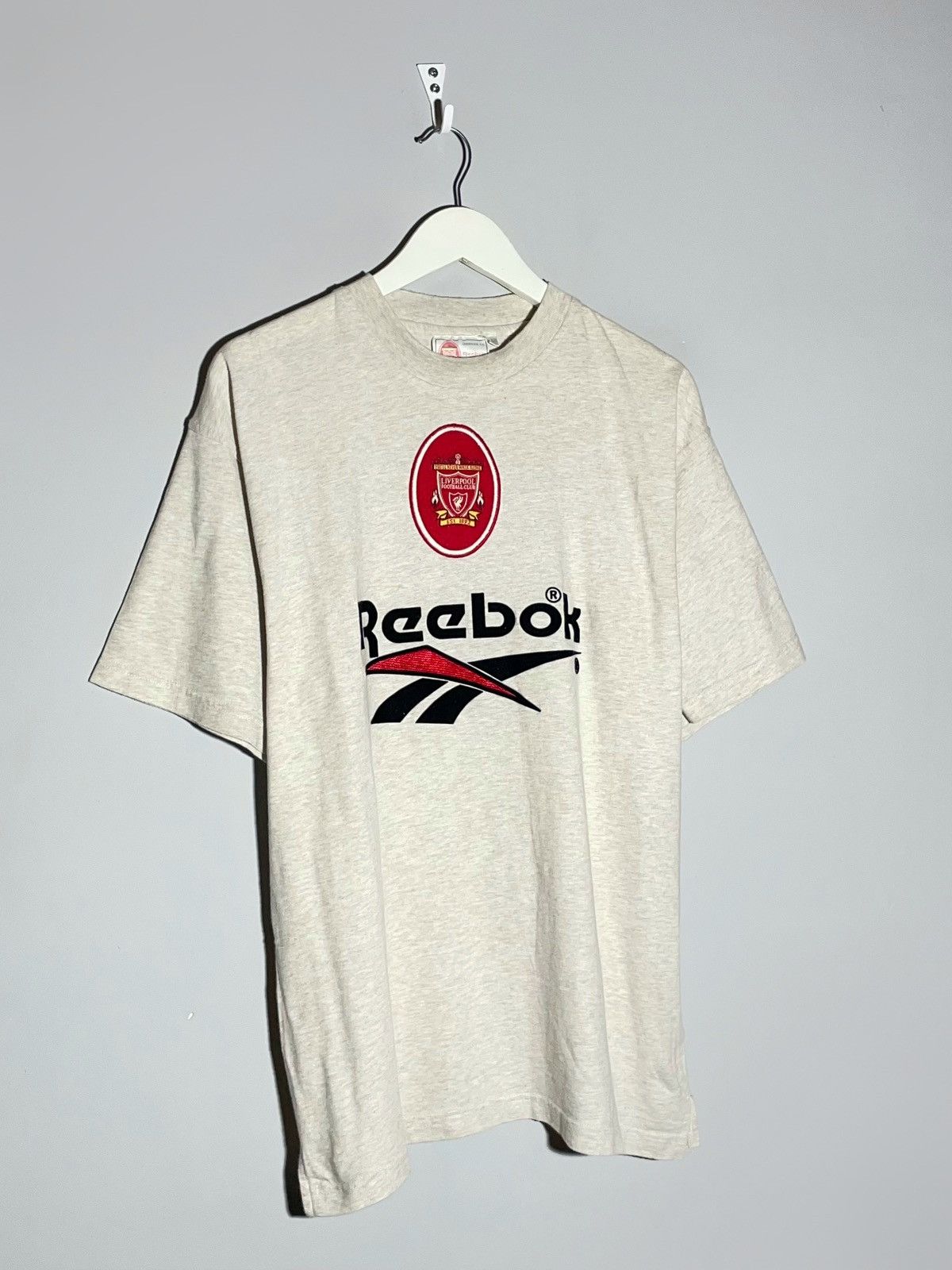 Vintage Liverpool FC 90’s Y2k Streetwear Centre Logo Reebok T-Shirt Size US L / EU 52-54 / 3 - 2 Thumbnail
