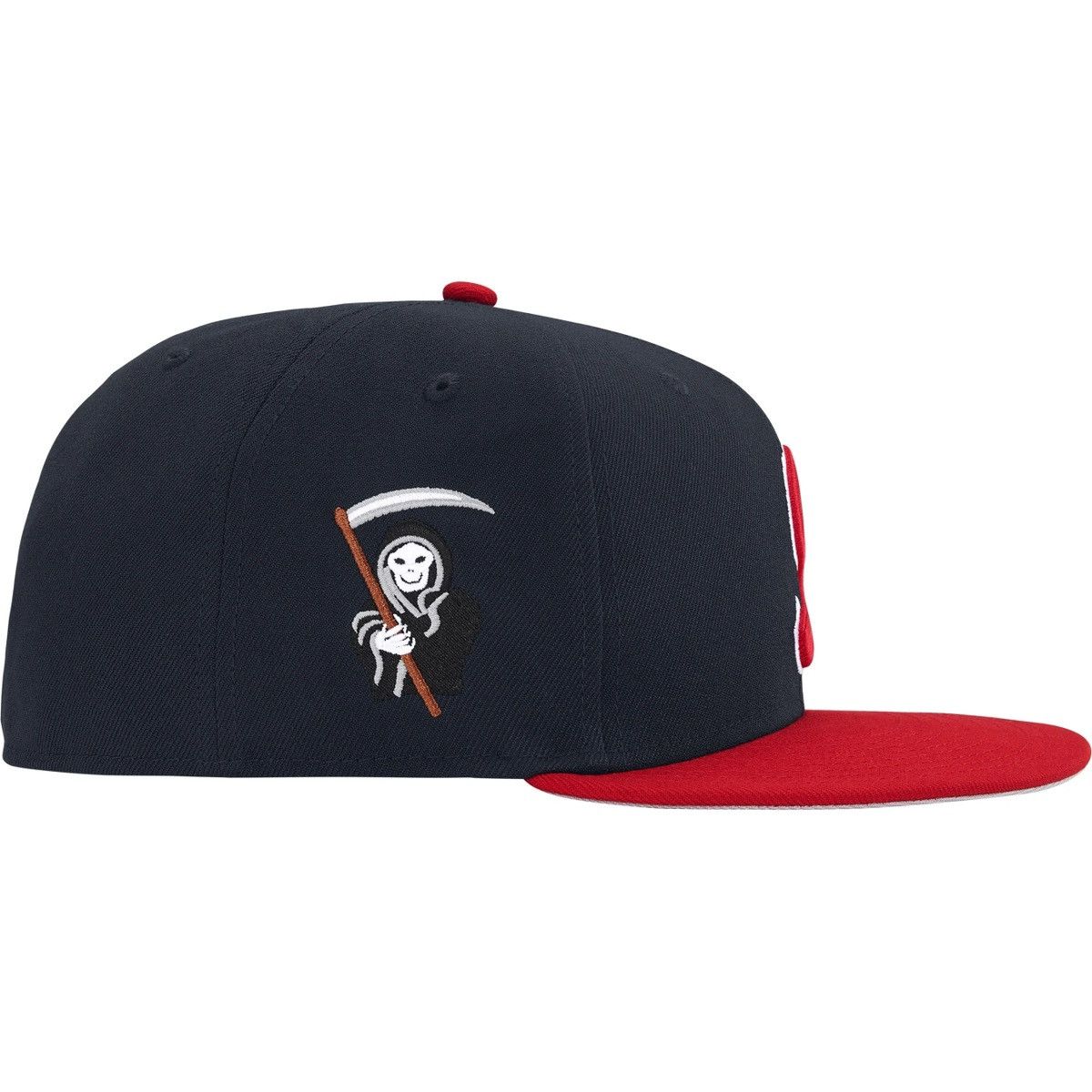 New Era × Supreme Supreme Reaper S Logo New Era Fitted 7 1/2 | Grailed