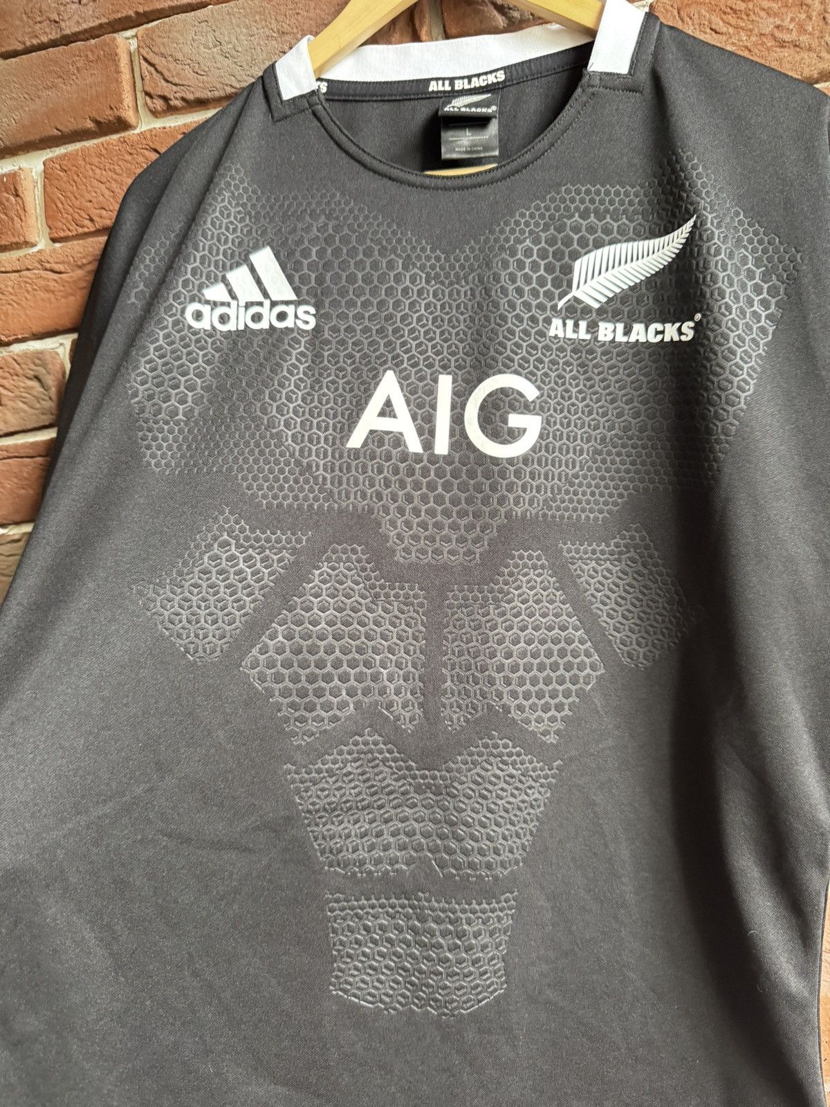 Adidas Adidas All Blacks New Zealand Jersey 2019 Rugby Football Size US L / EU 52-54 / 3 - 3 Thumbnail