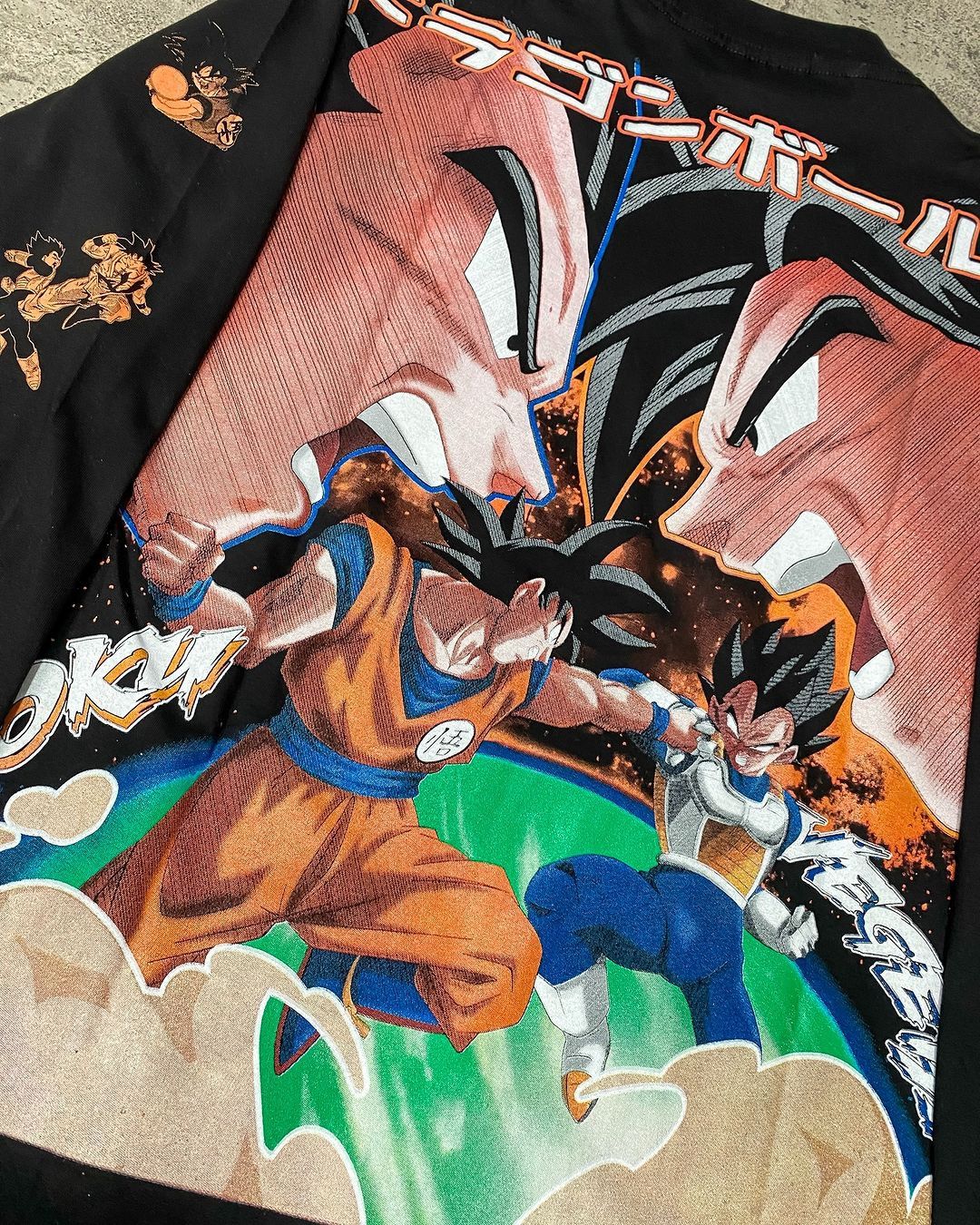 Anime × Japanese Brand Modern Dragon Ball Z : Son Goku - Warrior of Saiyan Tee Size US XL / EU 56 / 4 - 9 Thumbnail