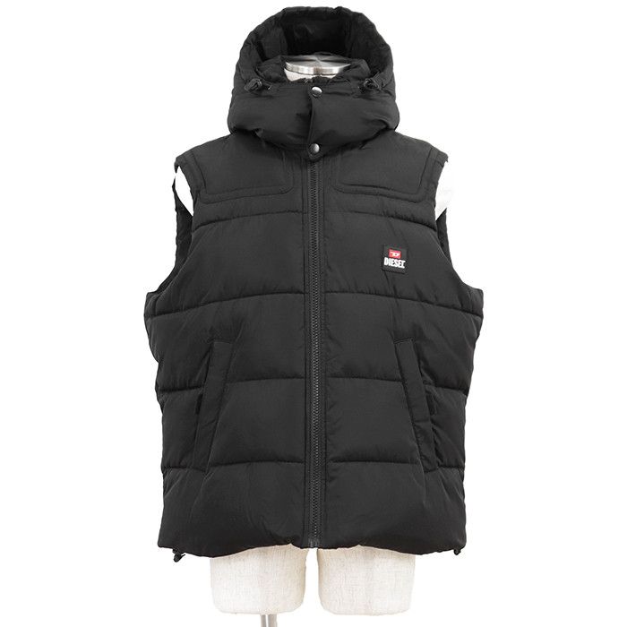 Other Other DIESEL Polyester Padded Vest Textile Outerwear W-RUSS-NOSLV DUTY FREE for USA Size ONE SIZE - 1 Thumbnail