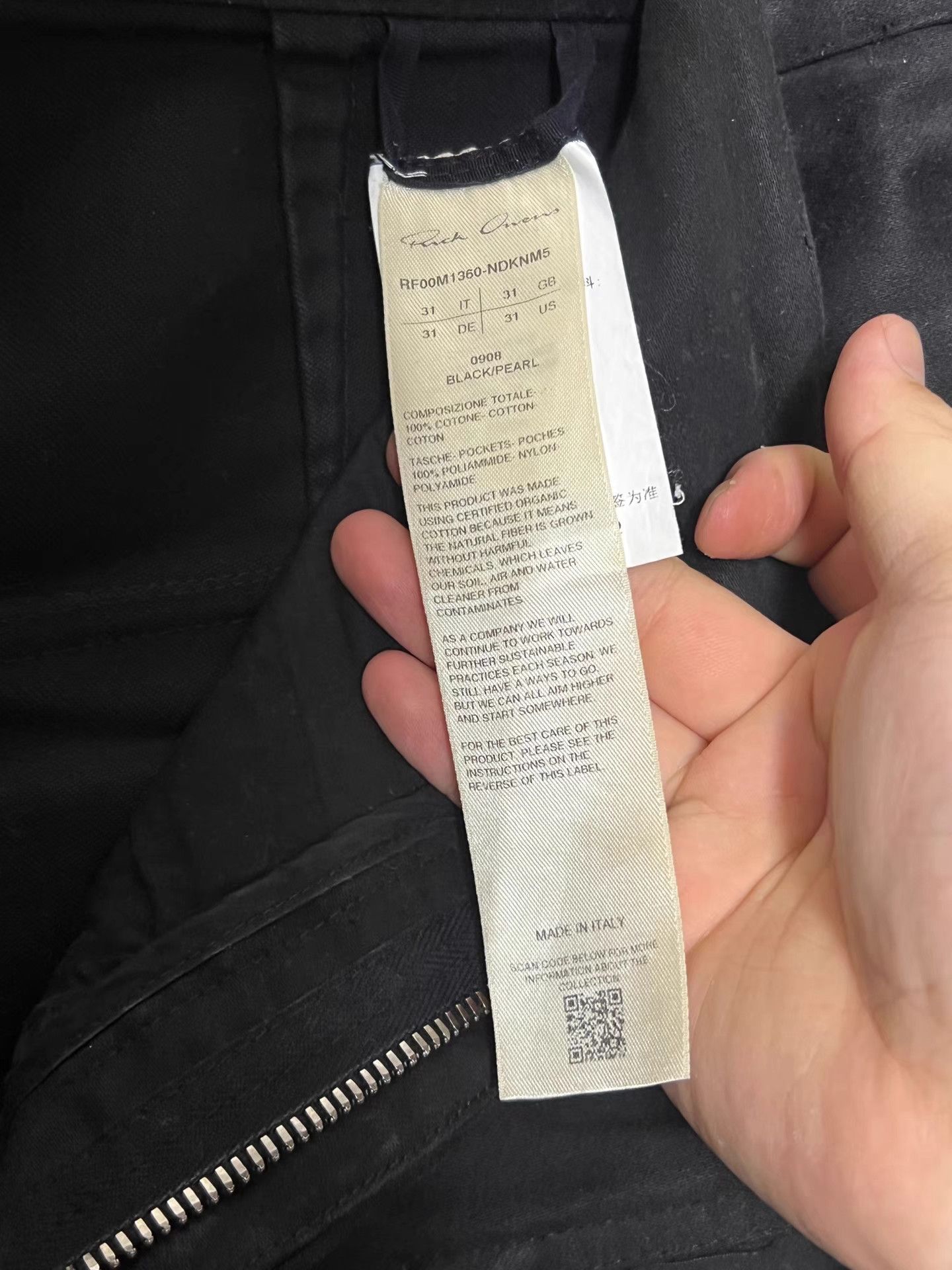 Rick Owens Rick Owens Forever line cargo pants Size US 31 - 4 Thumbnail