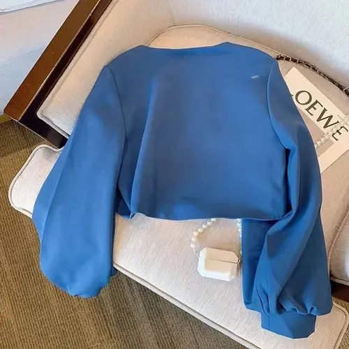 Japanese Brand Fashion 3D Flower Short Coat Women Autumn Size ONE SIZE - 4 Thumbnail