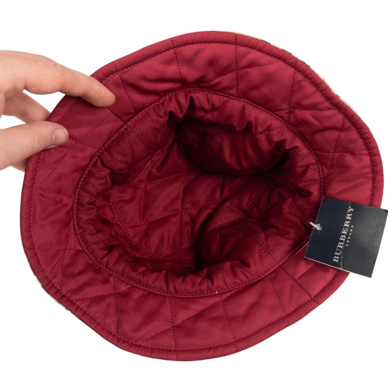 Burberry Burberry Nova Check Reversible Quilted Bucket Hat Size S Size ONE SIZE - 3 Thumbnail