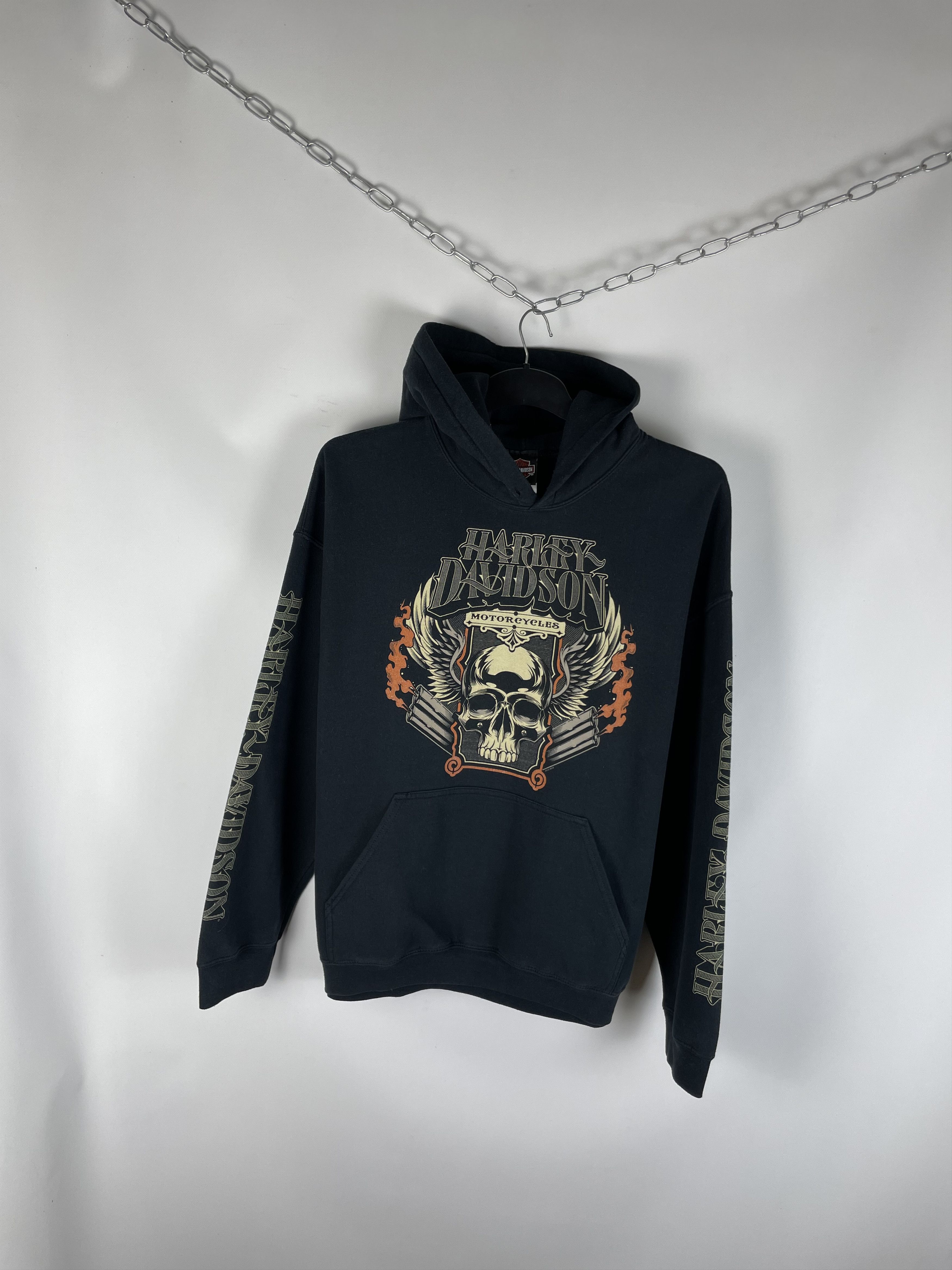 Harley Davidson Vintage HARLEY DAVIDSON Graphic Hoodies Size US XL / EU 56 / 4 - 2 Thumbnail