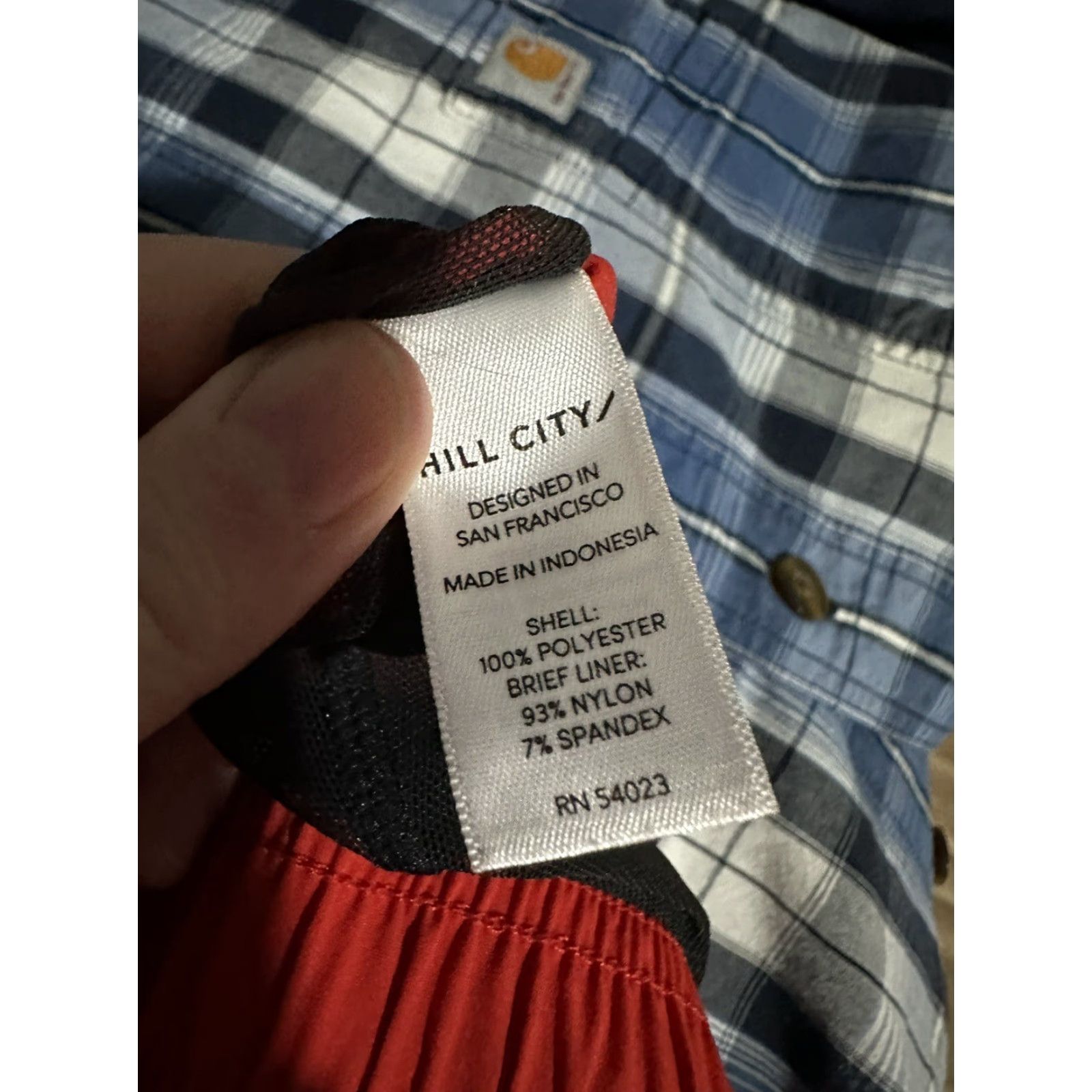 Vintage Hill City Lined Performance Running Shorts Men Large 6.5" Red Pockets Size US 33 - 6 Thumbnail