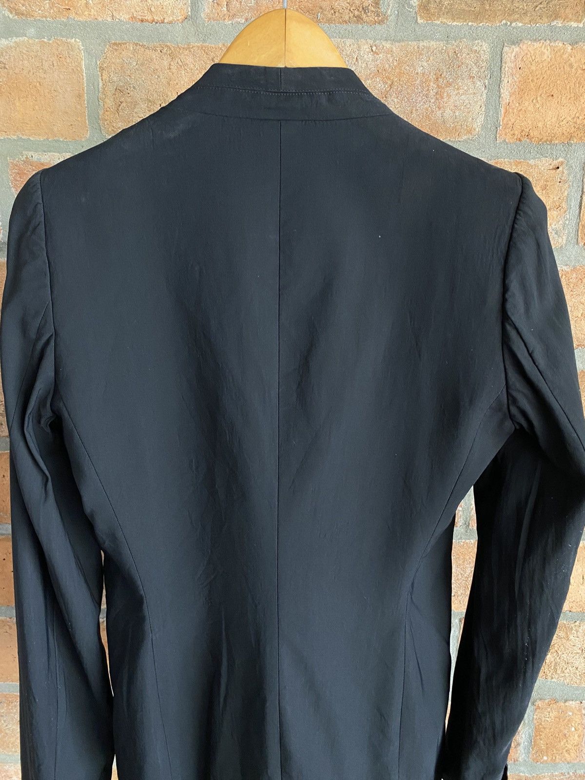 Helmut Lang HELMUT LANG New York Black Deep V-Neck Blazer Size XS / US 0-2 / IT 36-38 - 13 Thumbnail