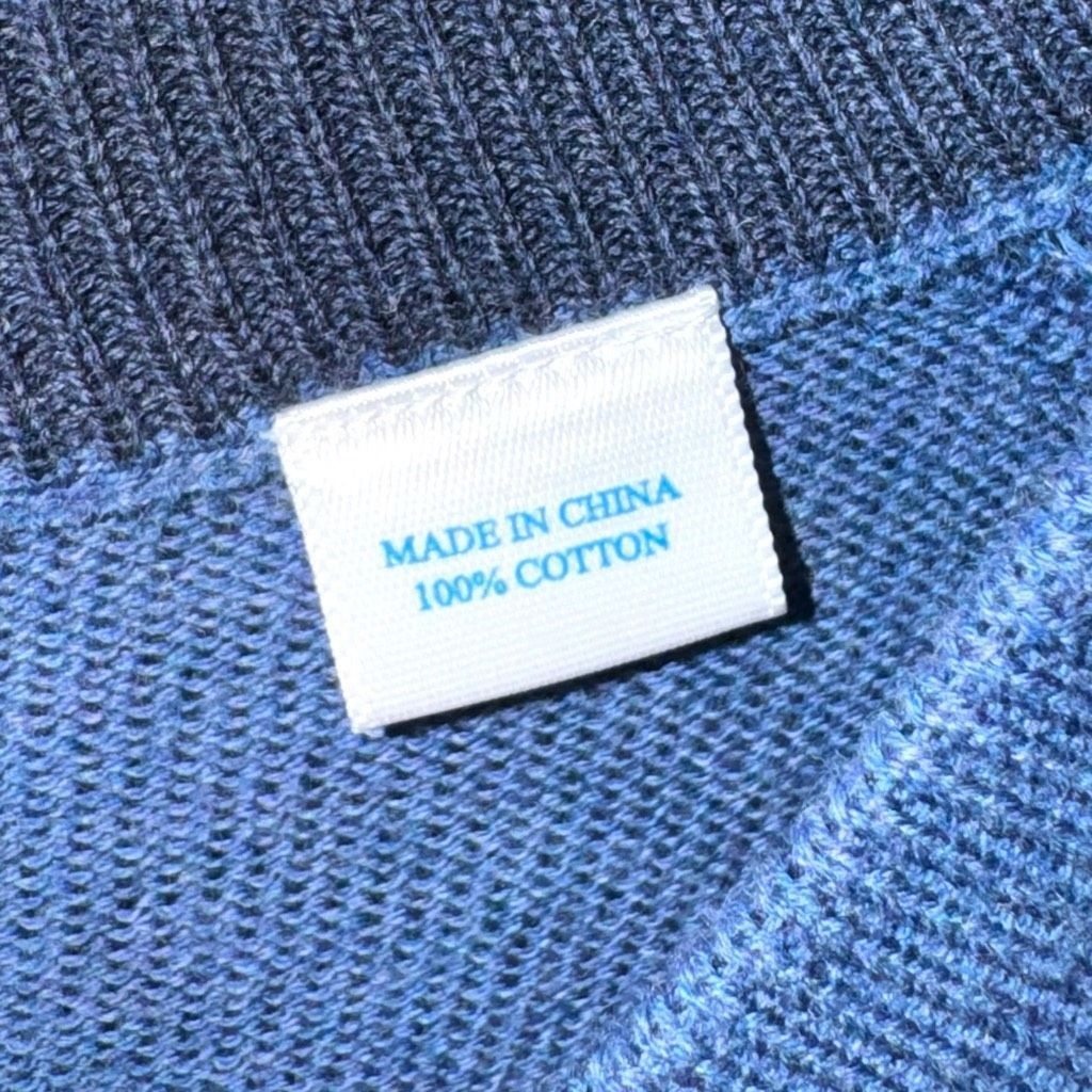 Southern Tide NWT Yacht Blue Southern Tide Pima Cotton V Neck Skipjack Sweater Size M Size US M / EU 48-50 / 2 - 3 Thumbnail